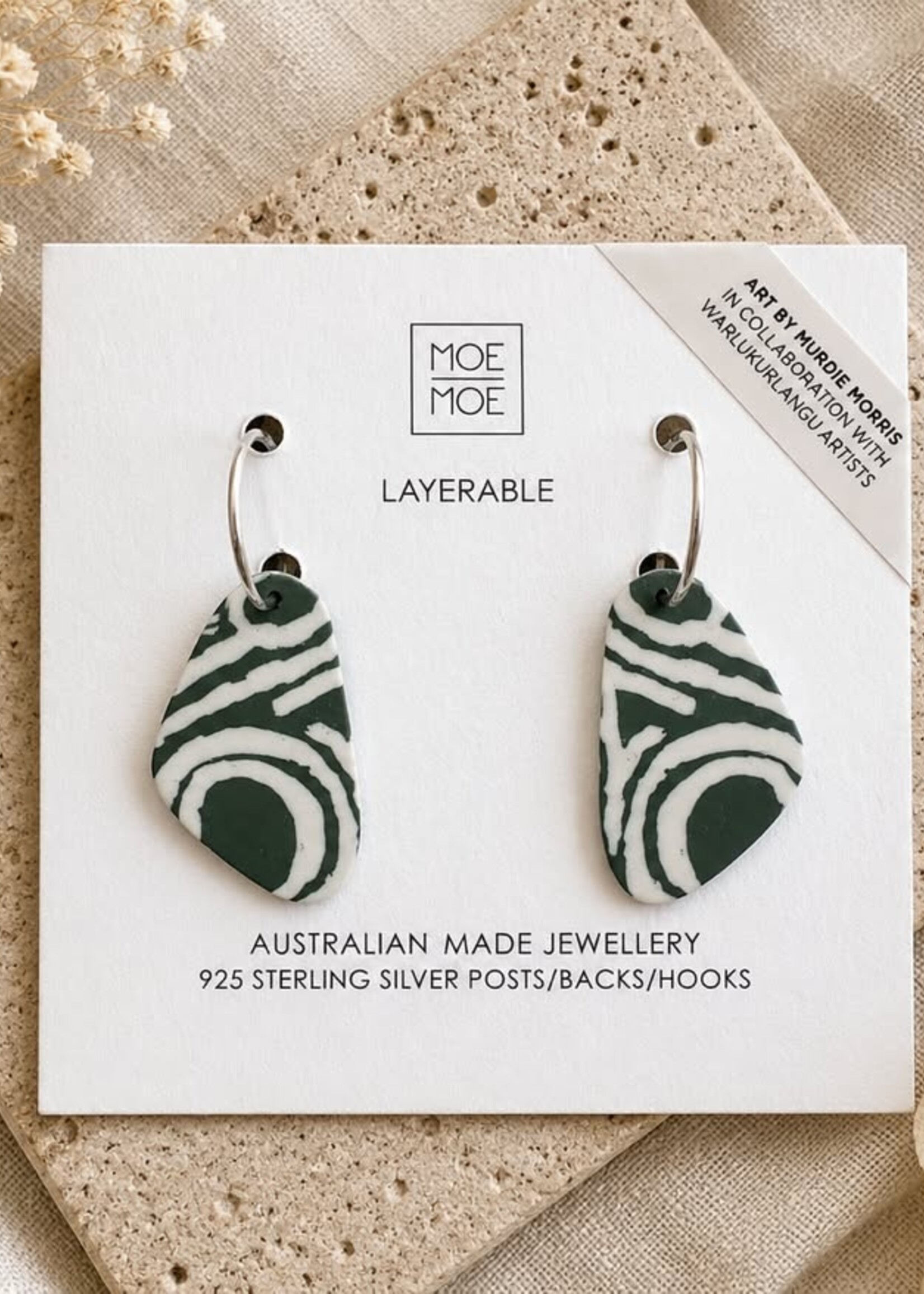 Murdie Earth Moss Pippi Earring