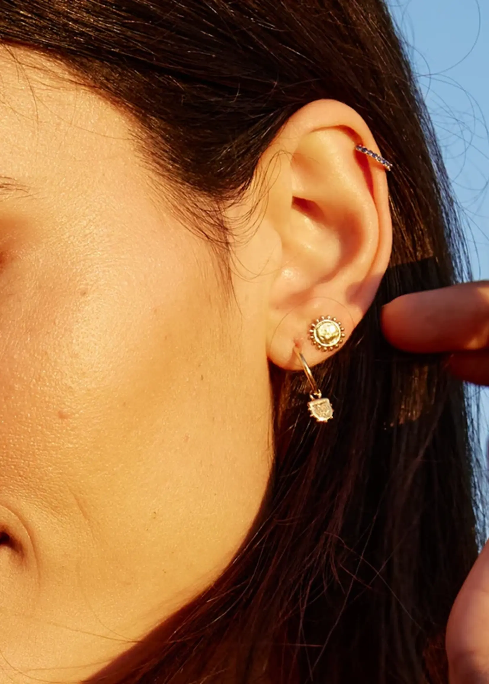 Lotus earring