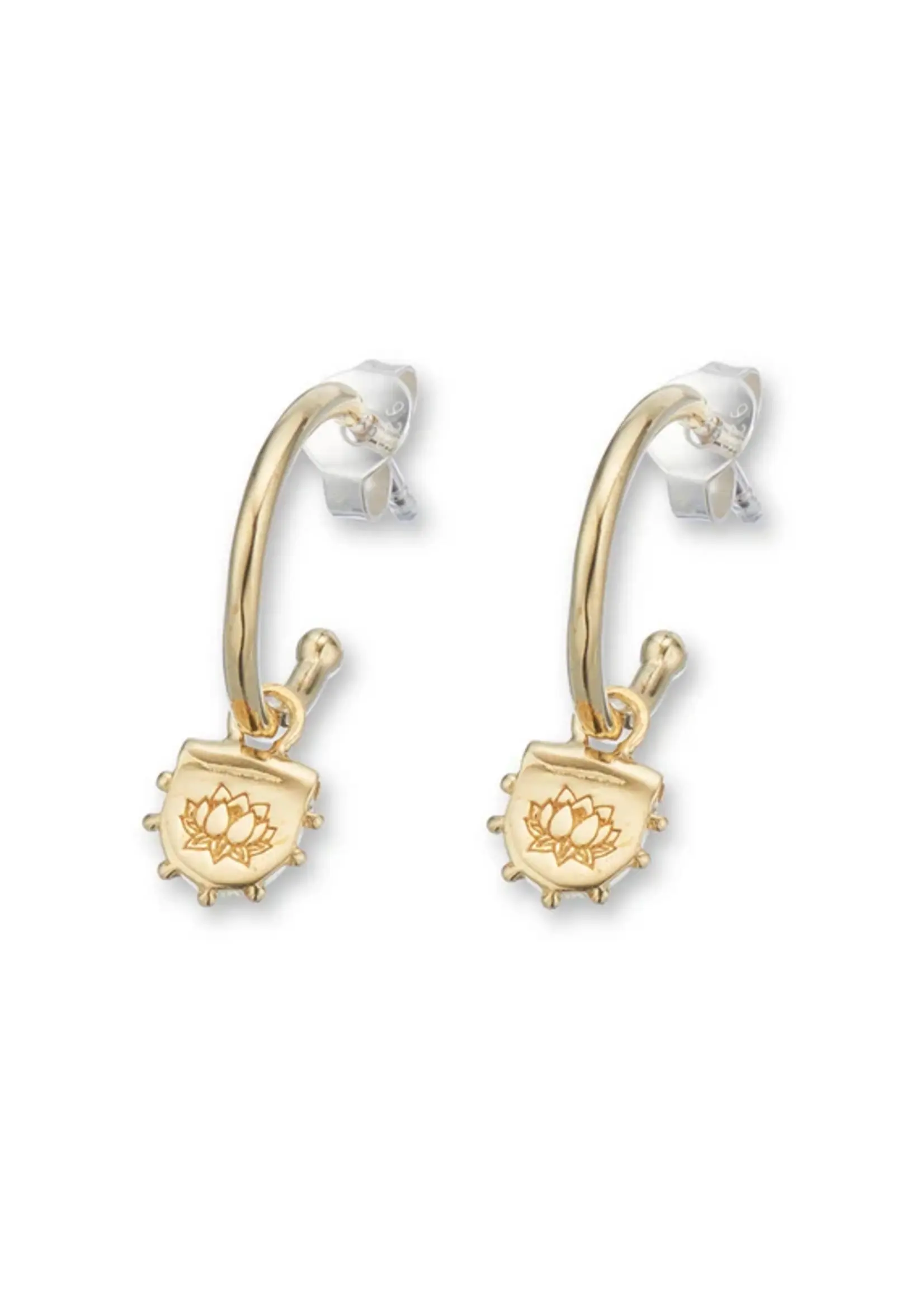 Lotus earring