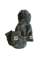 La Luna Kids Mist Beanie & Booties