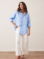 Ceres Life Peta Oversized Shirt - Sky Blue