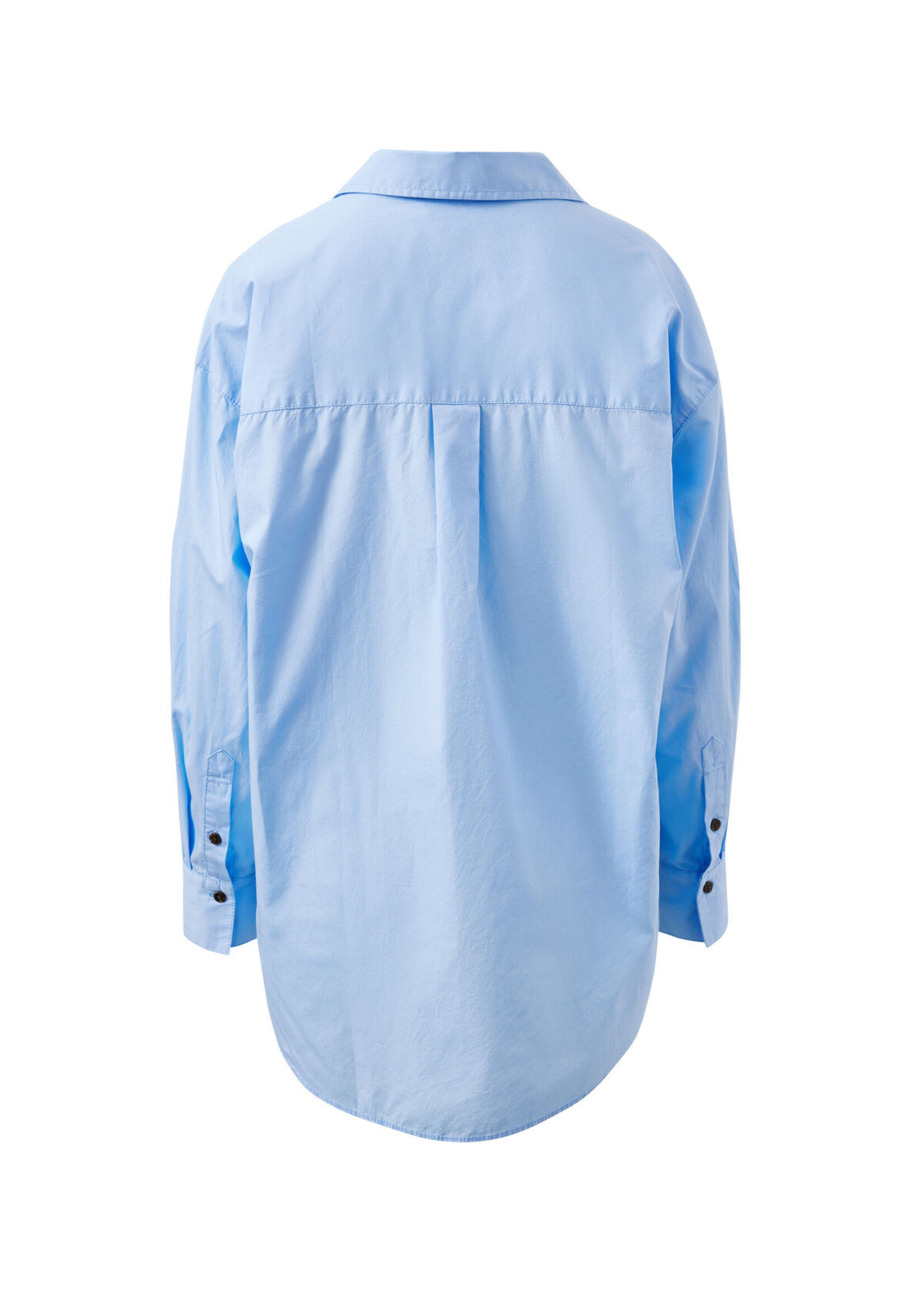 Ceres Life Peta Oversized Shirt - Sky Blue