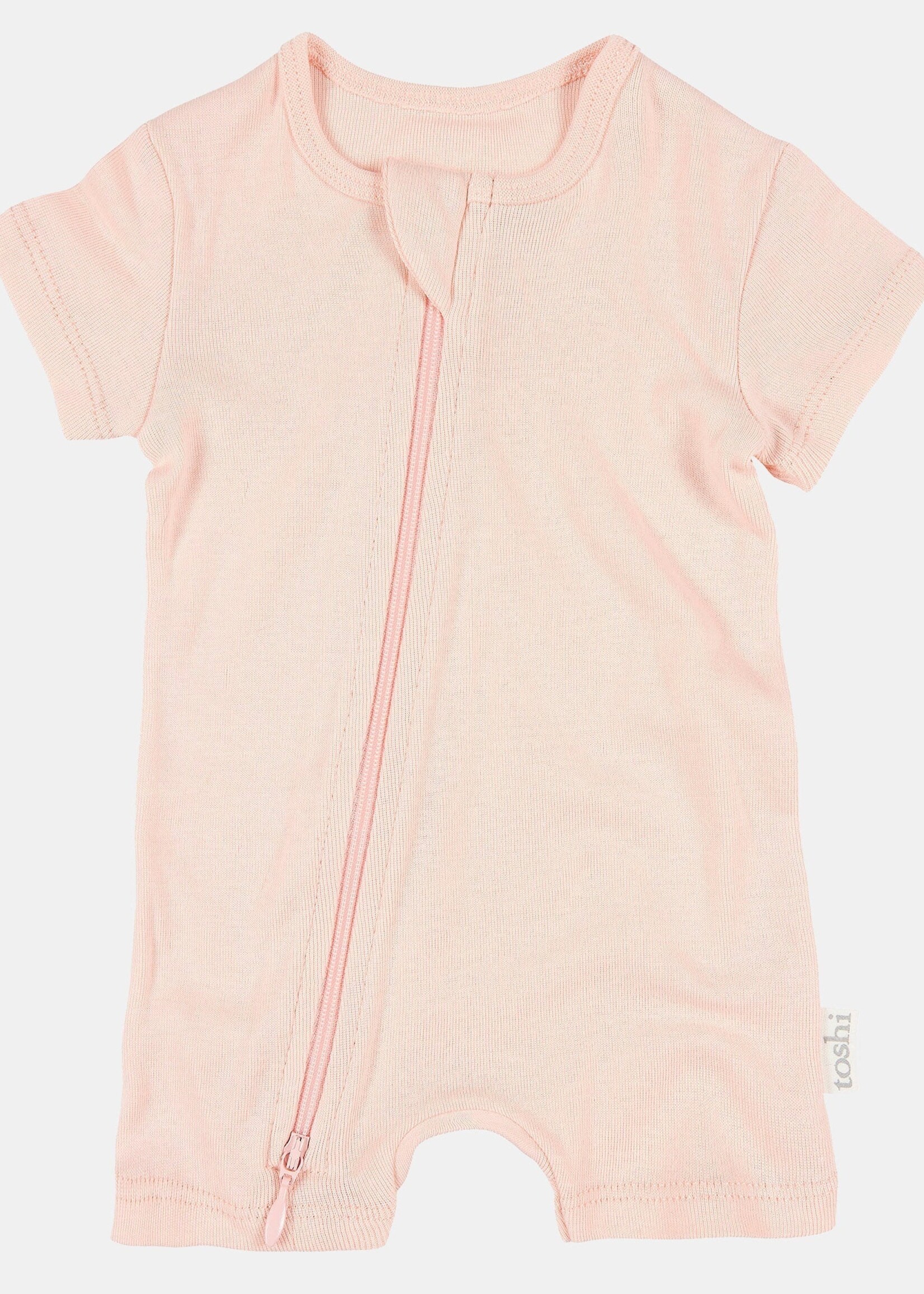 Organic Onesie Short Sleeve Blush