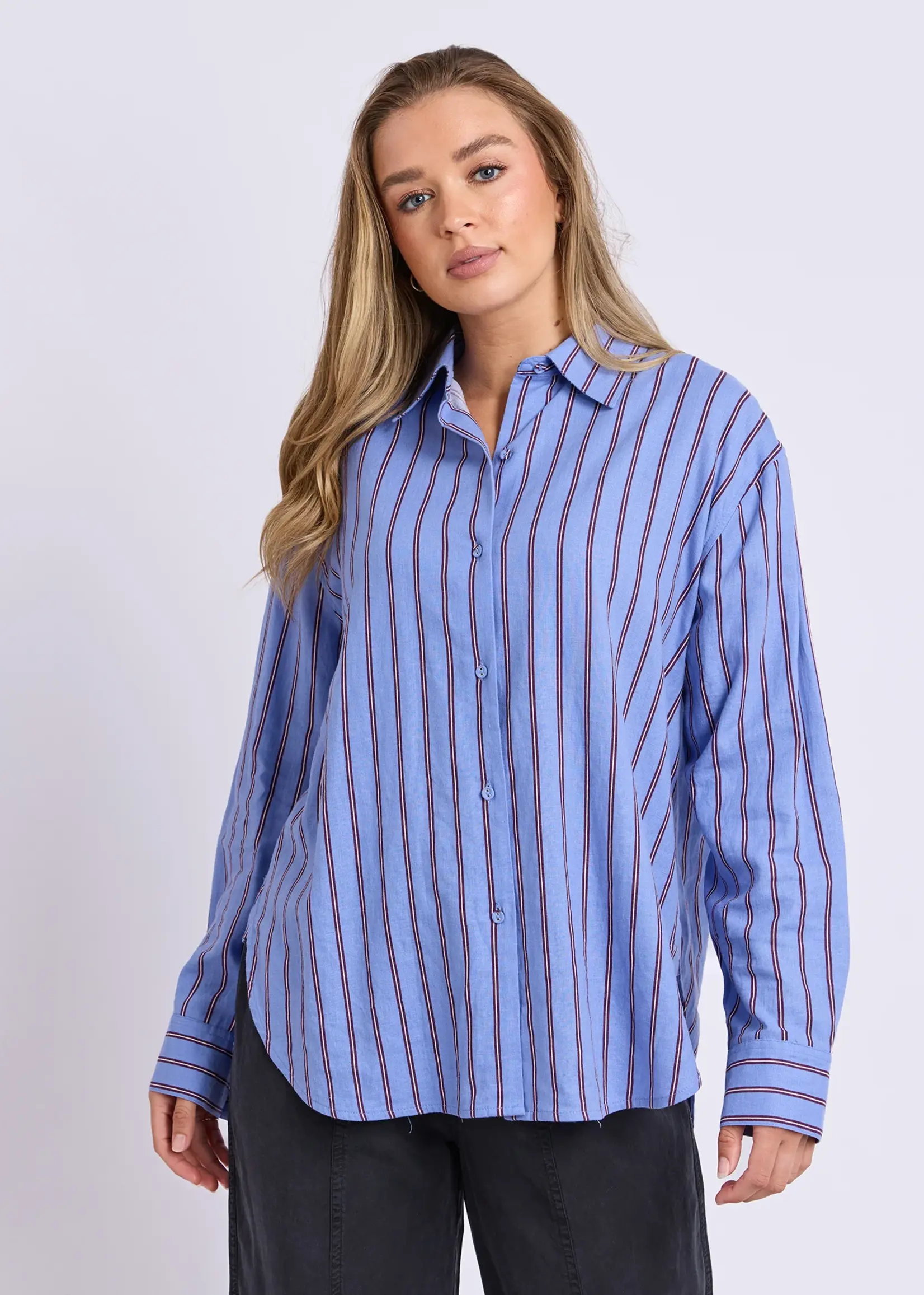Foxwood Alba Shirt - Cornflower Blue