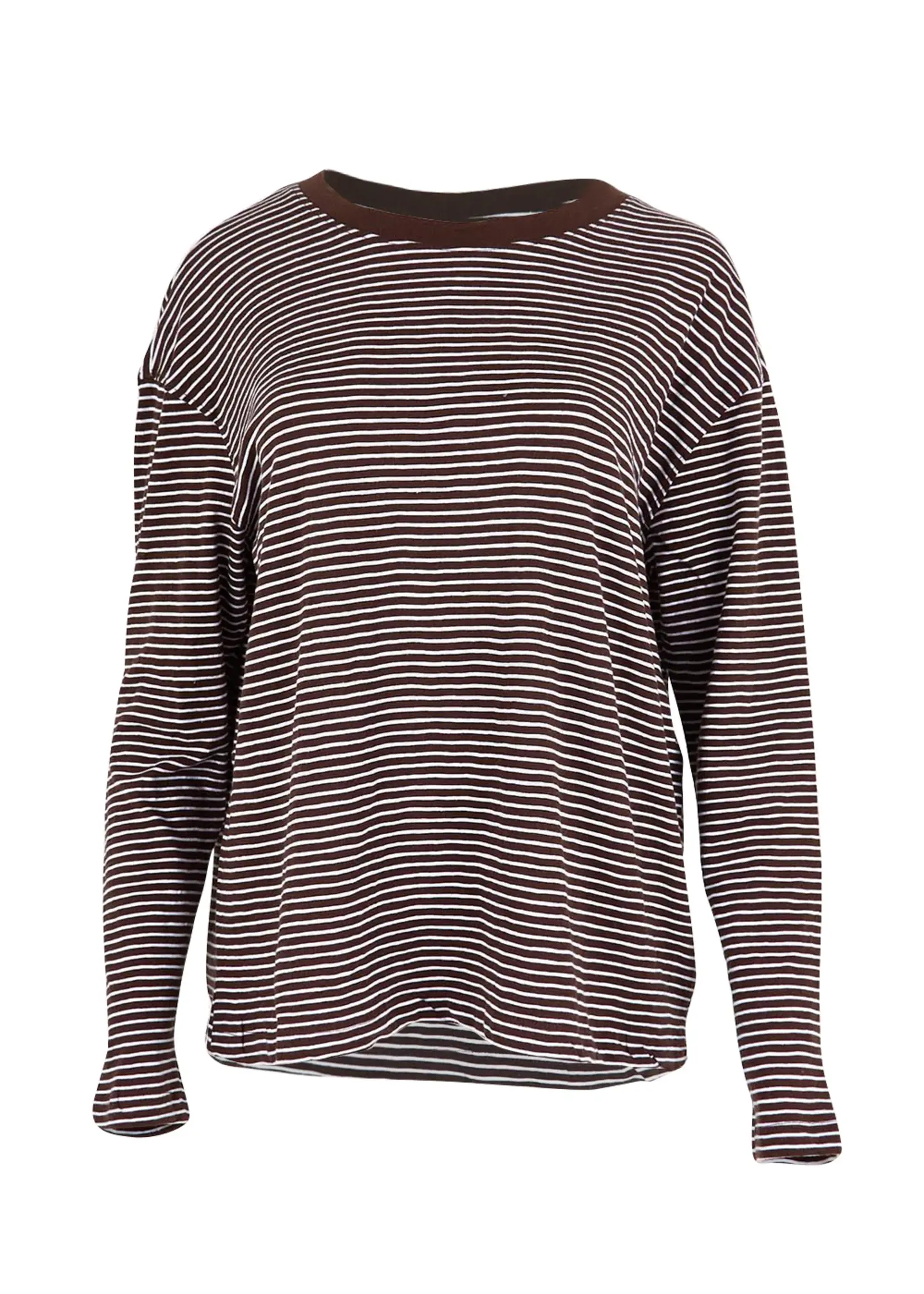 Foxwood Hutch LS Tee - Coffee
