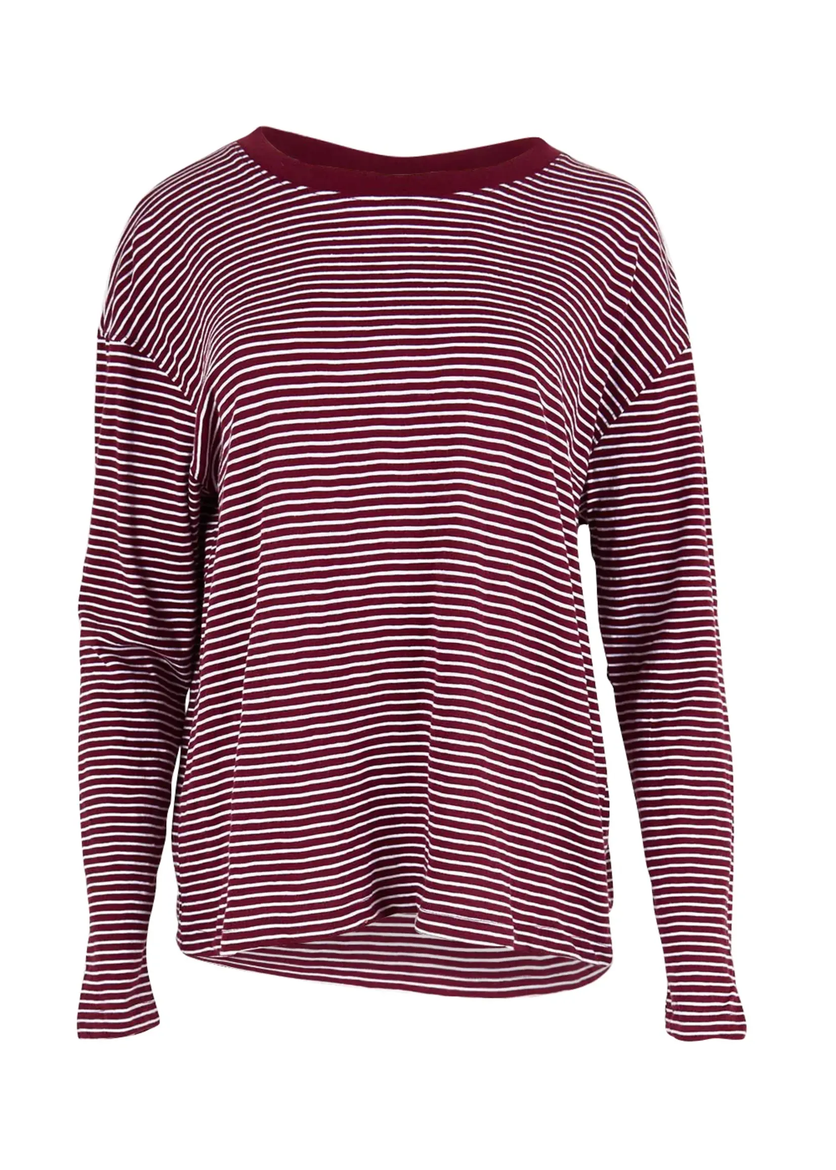 Foxwood Hutch LS Tee - Wine