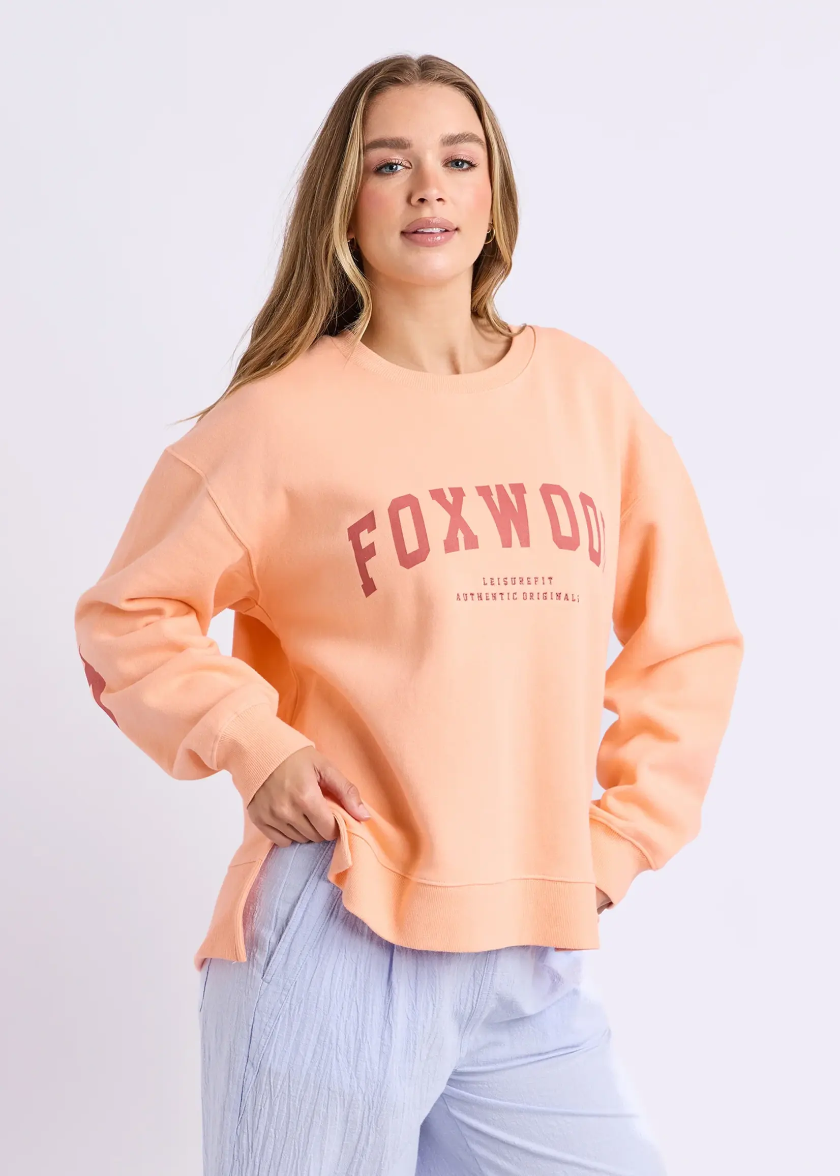 Foxwood Interval Crew - Neon Peach