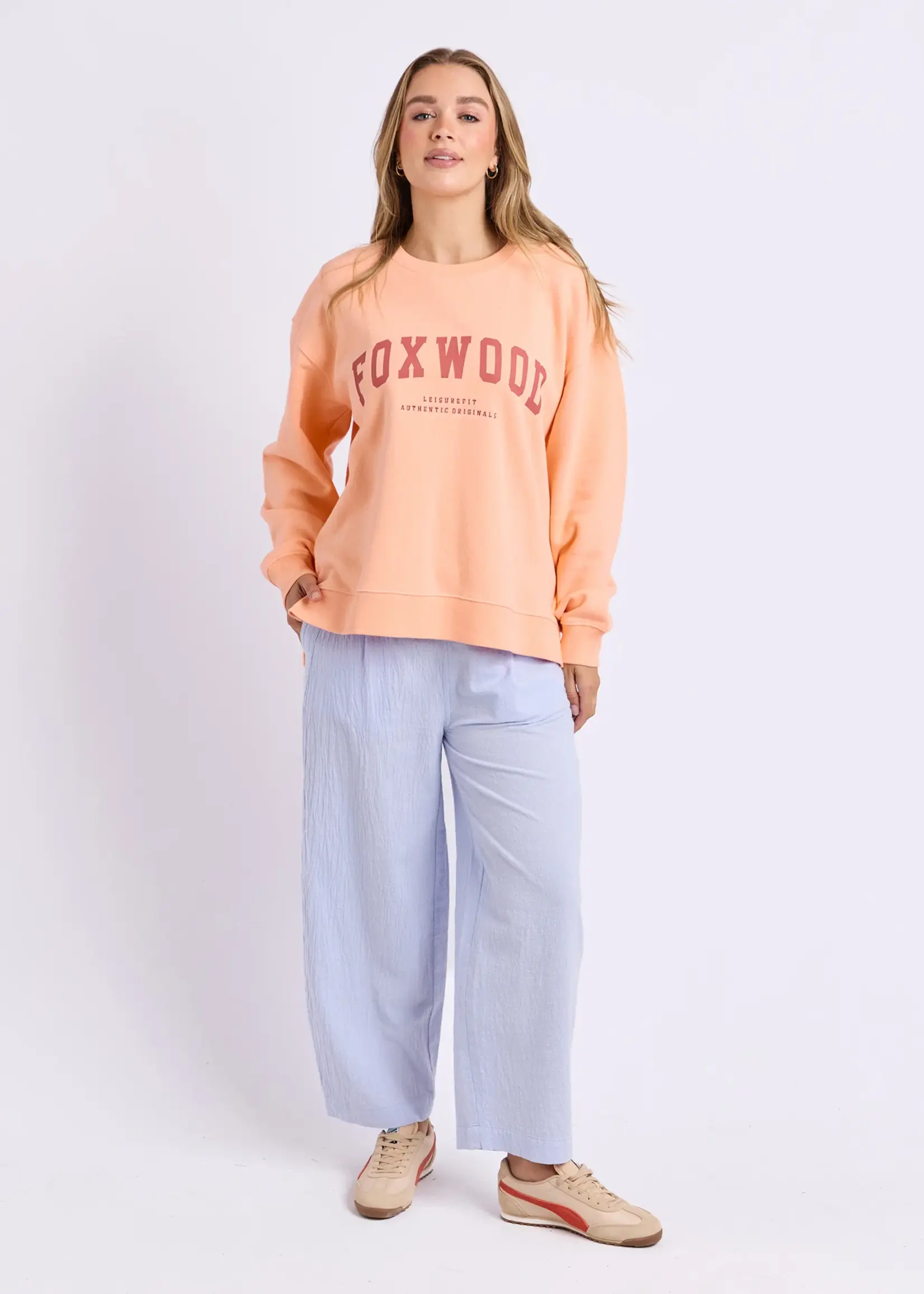 Foxwood Interval Crew - Neon Peach