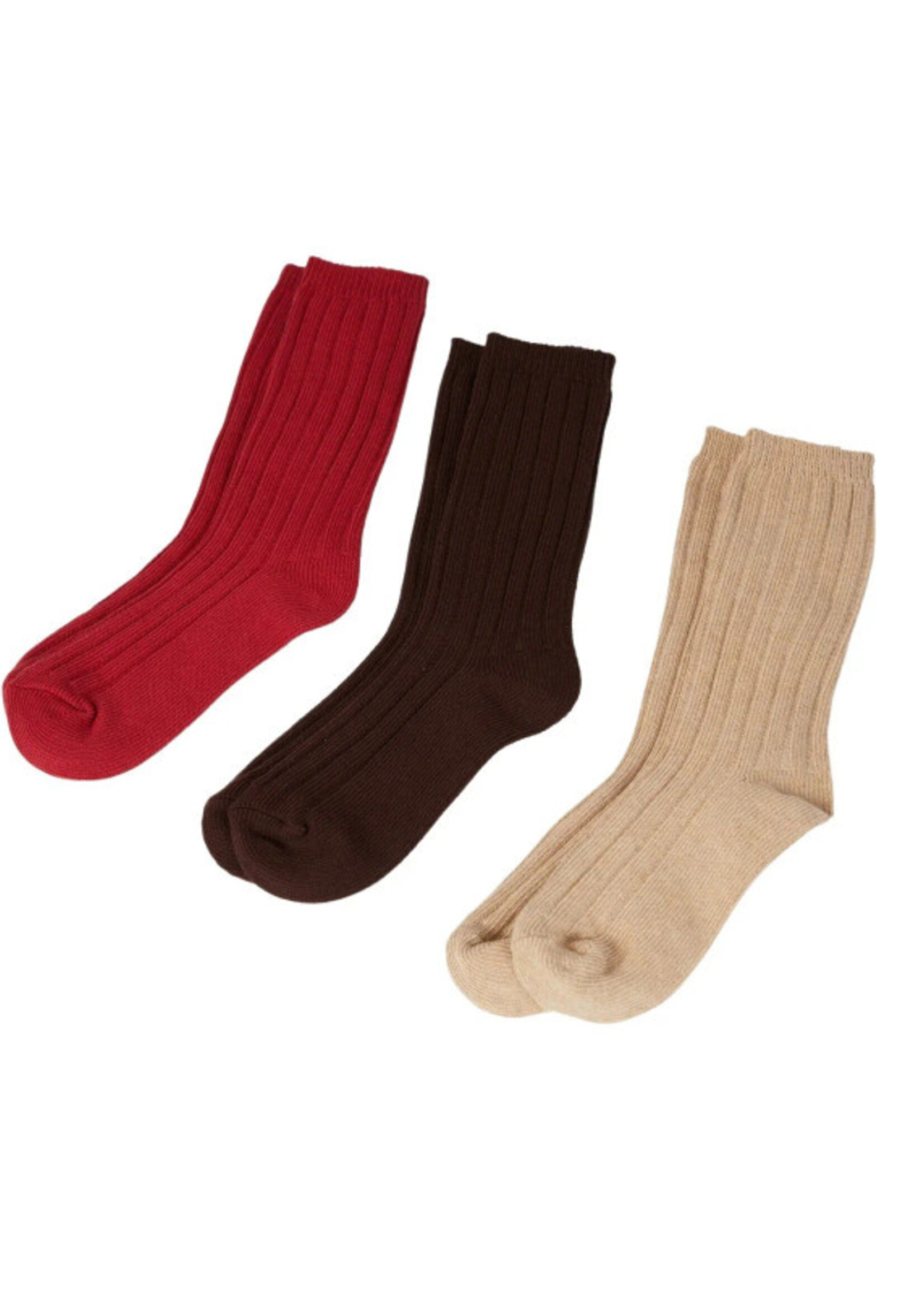 All About Eve Hoxton 3 Pack Socks - Multi
