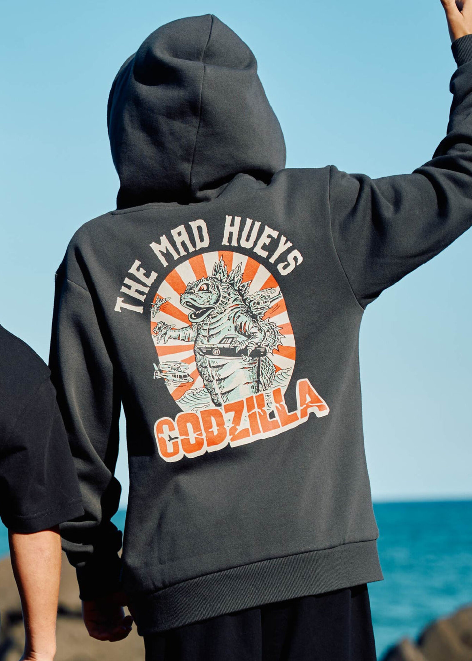 Mad Hueys Godzilla Forever Youth Hooded