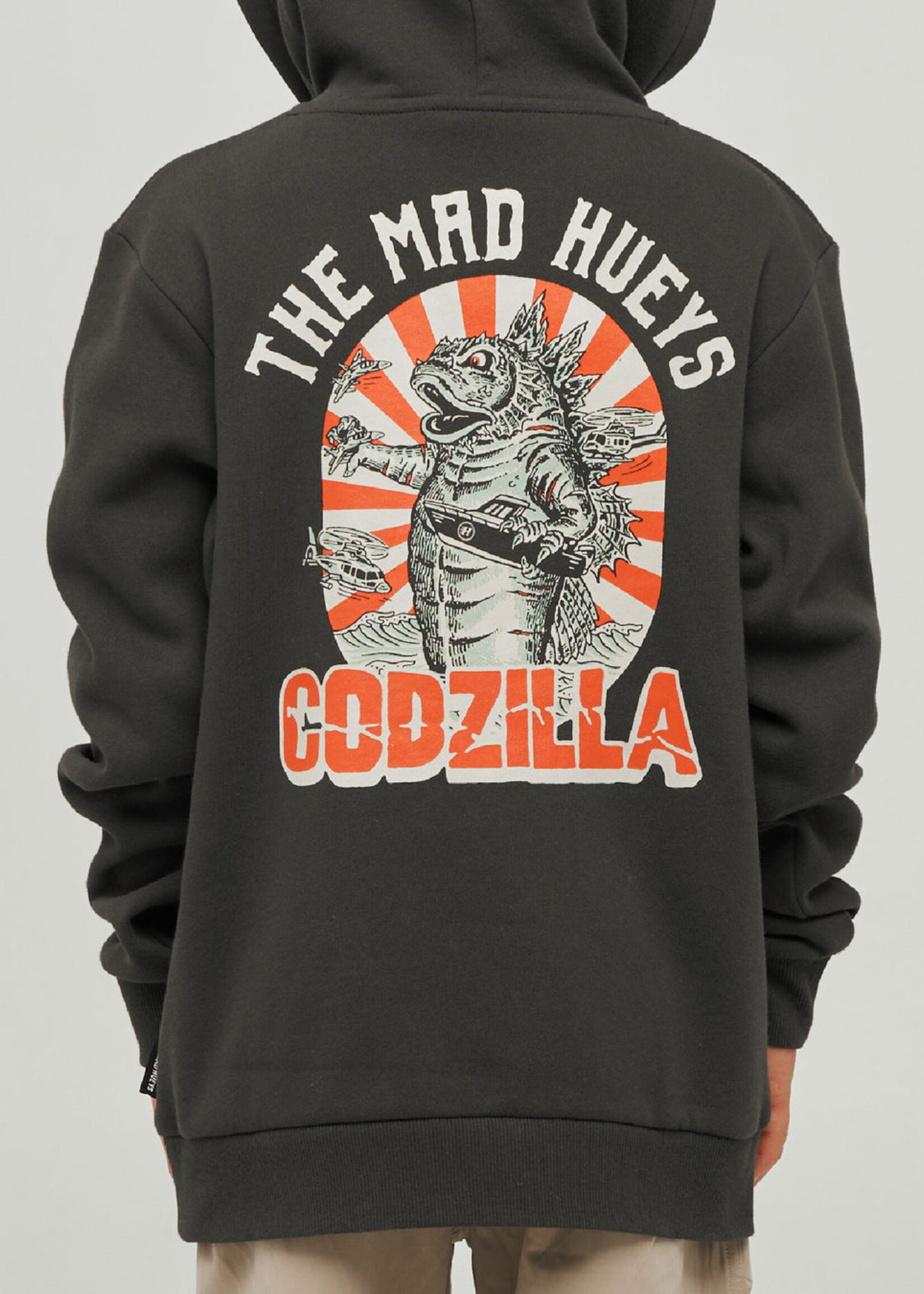 Mad Hueys Godzilla Forever Youth Hooded