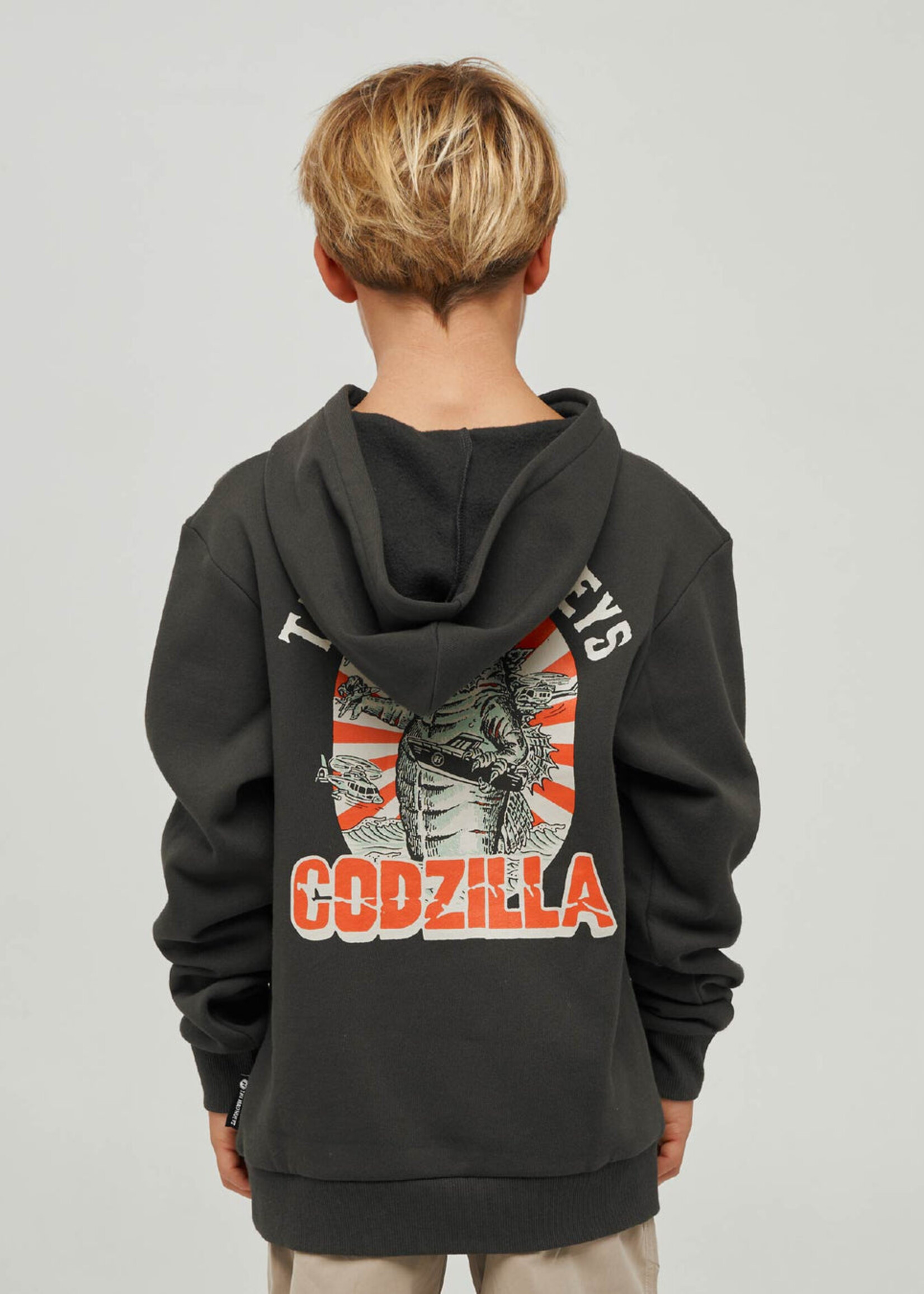 Mad Hueys Godzilla Forever Youth Hooded