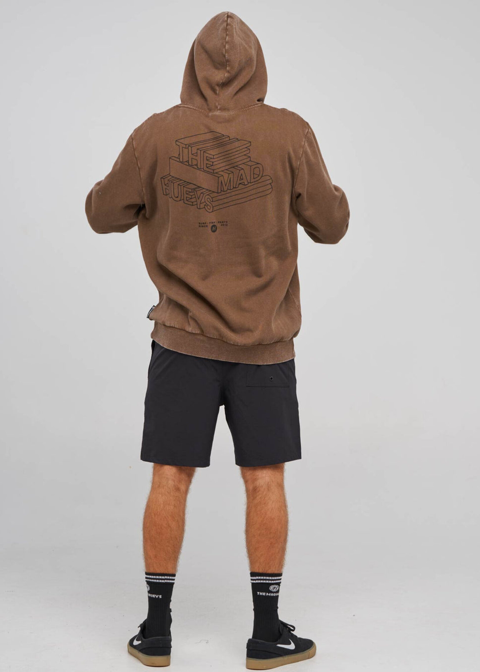 Mad Hueys Hueys Letter Hooded Pullover