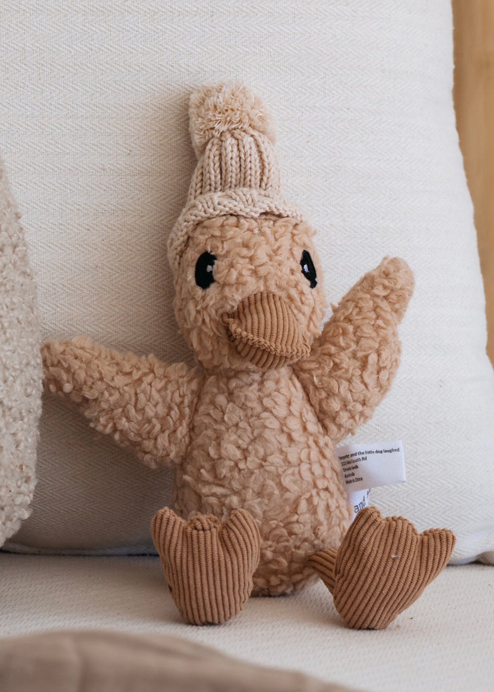 Little Dog Laughed Edmond Duck Soft Toy