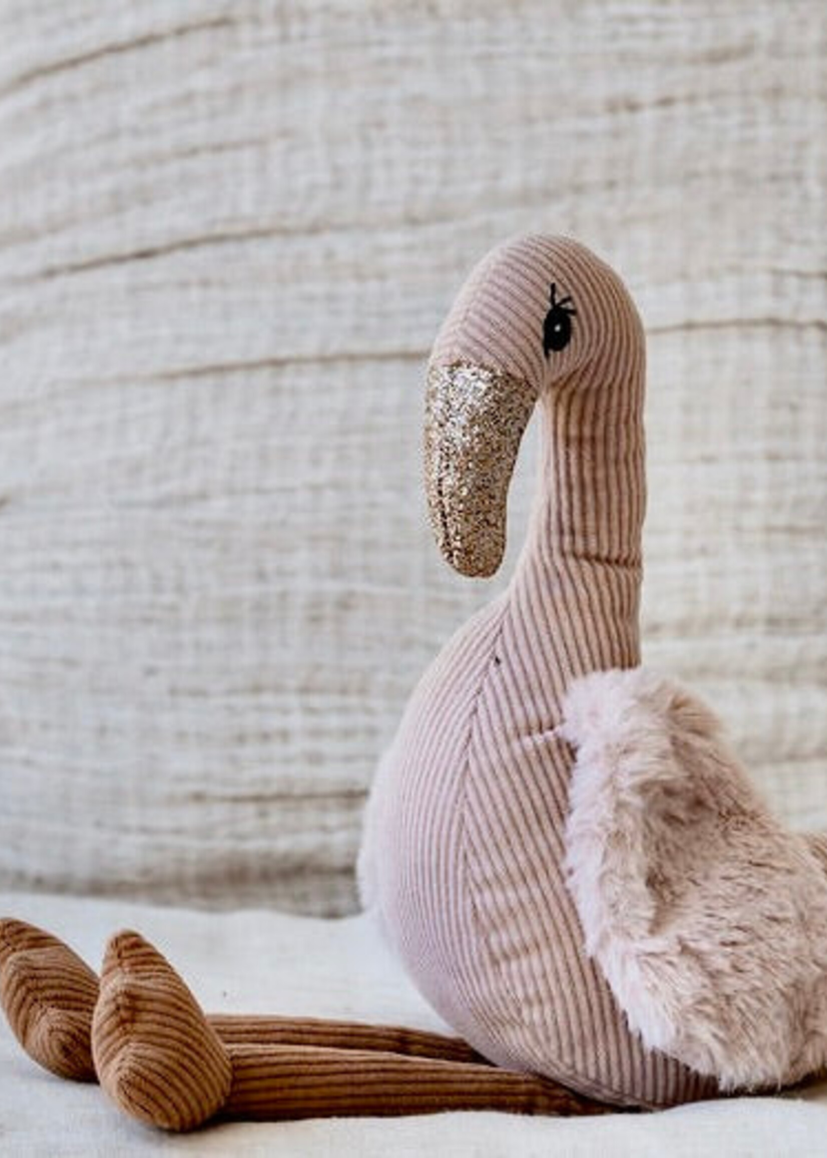 Little Dog Laughed Vera Flamingo Soft Toy