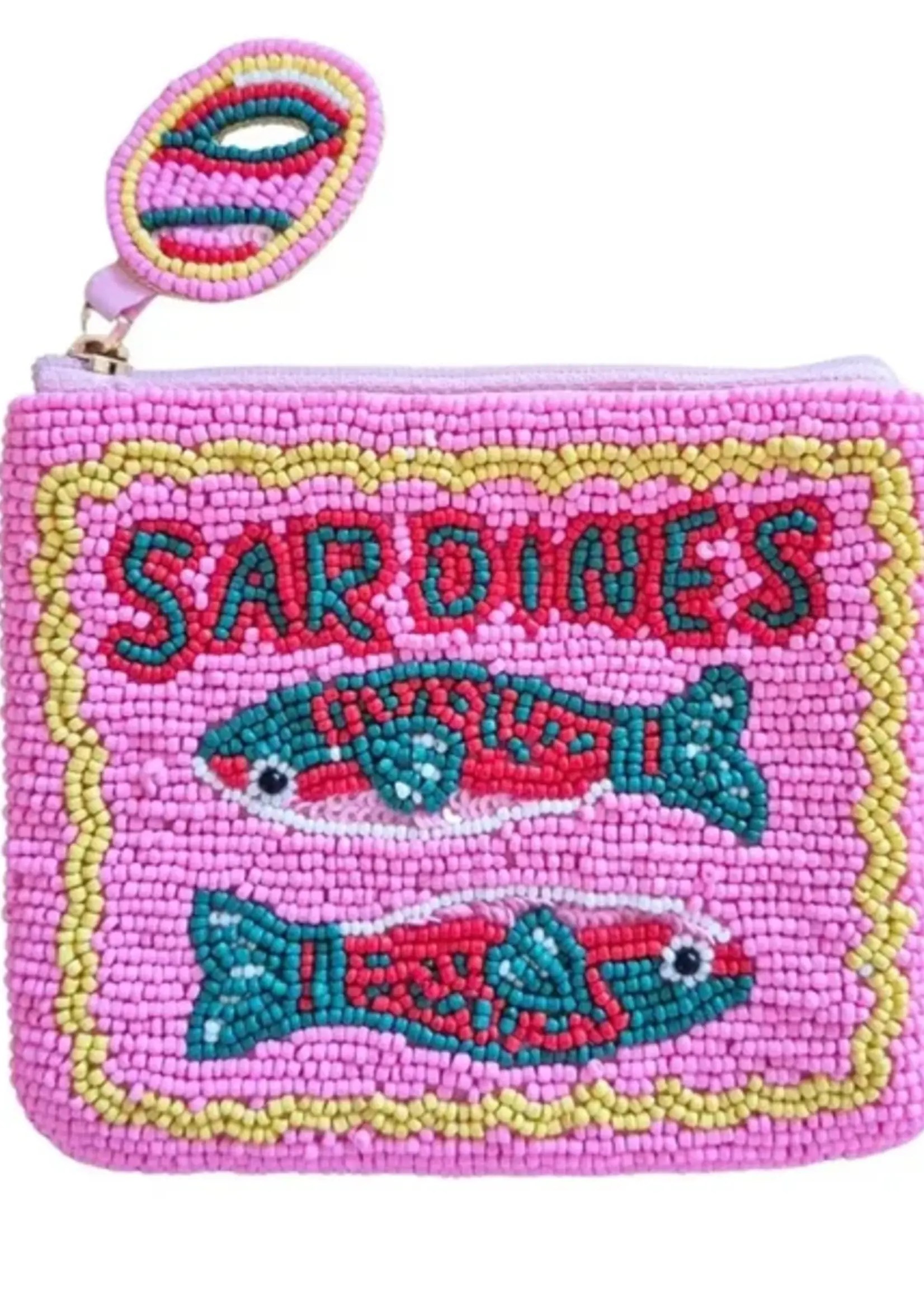 Anna Nova Fuschia Sardines Pouch