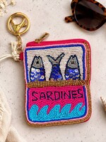 Anna Nova Beaded Bag Charm Sardine