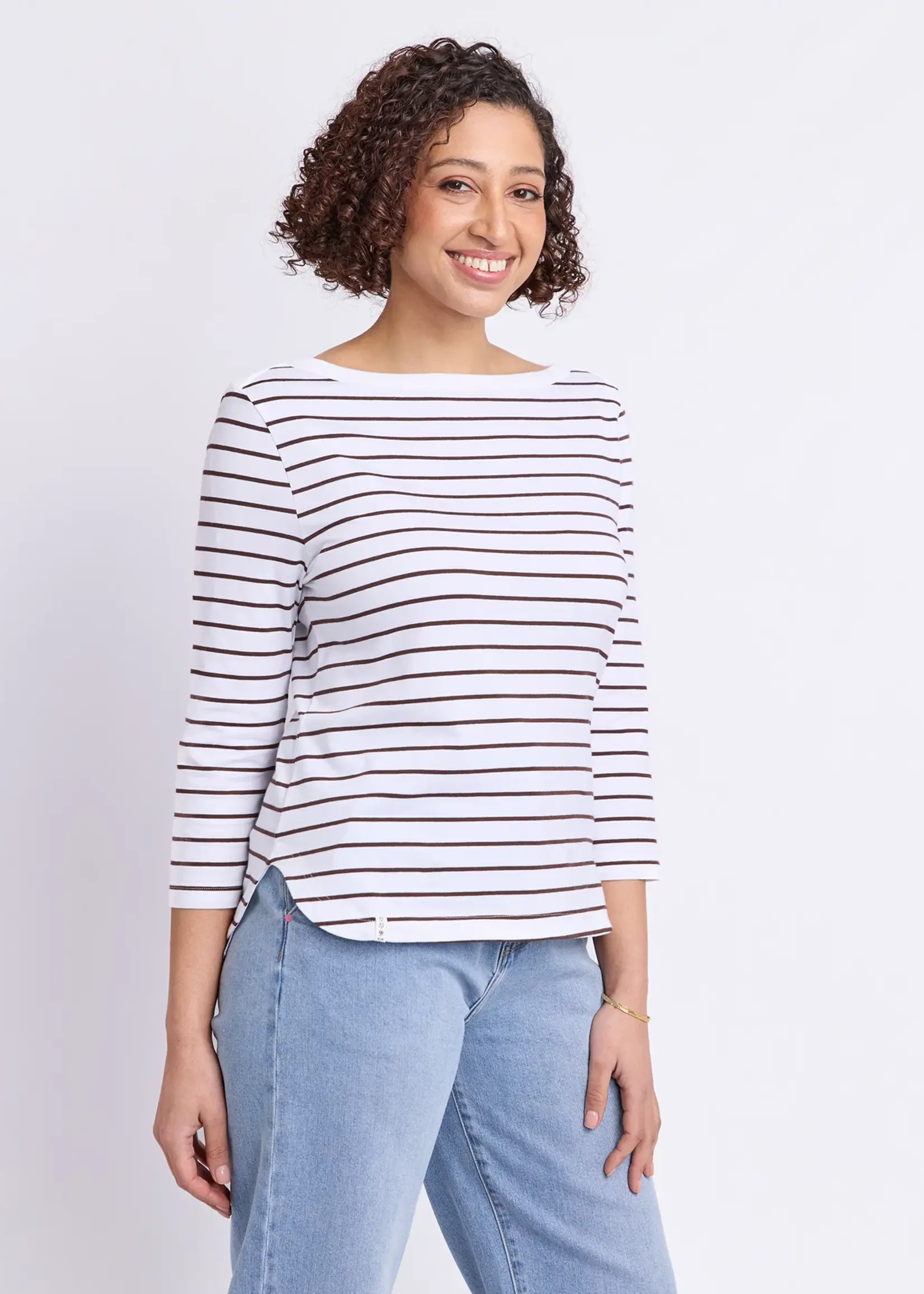 Elm Lifestyle Eliza Boat Neck Tee
