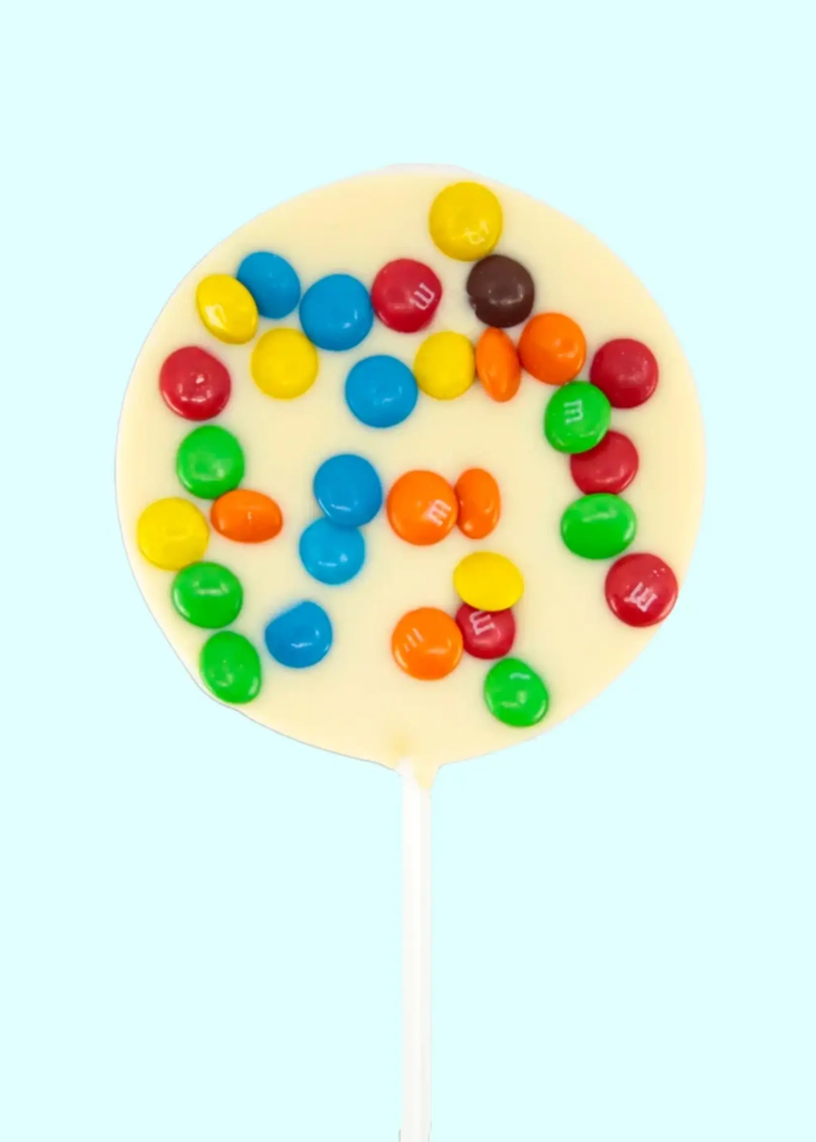 Best Dad Ever Round M&M Pop | White Chocolate