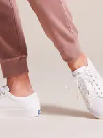 Keds Jump Kick Leather White/Gold 10