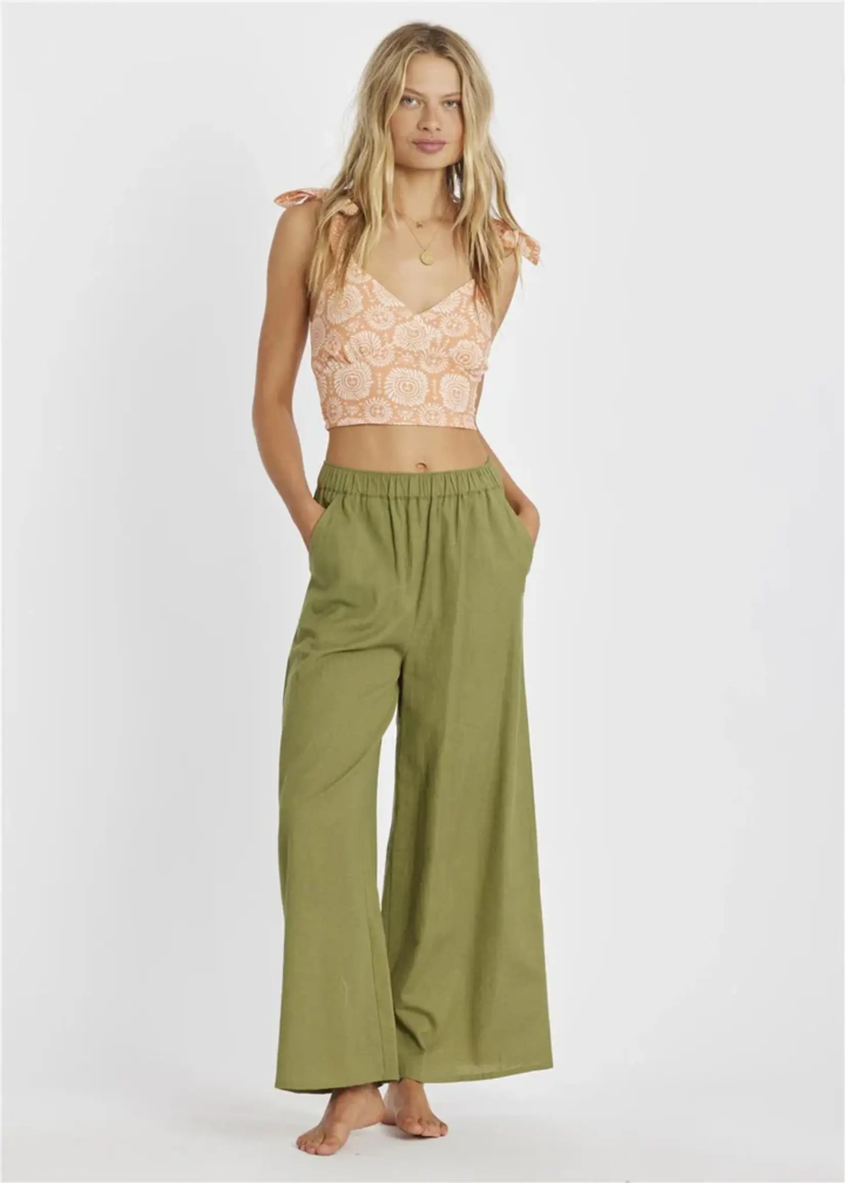 Sisstrevolution Harlow Hight Waist Woven Pant