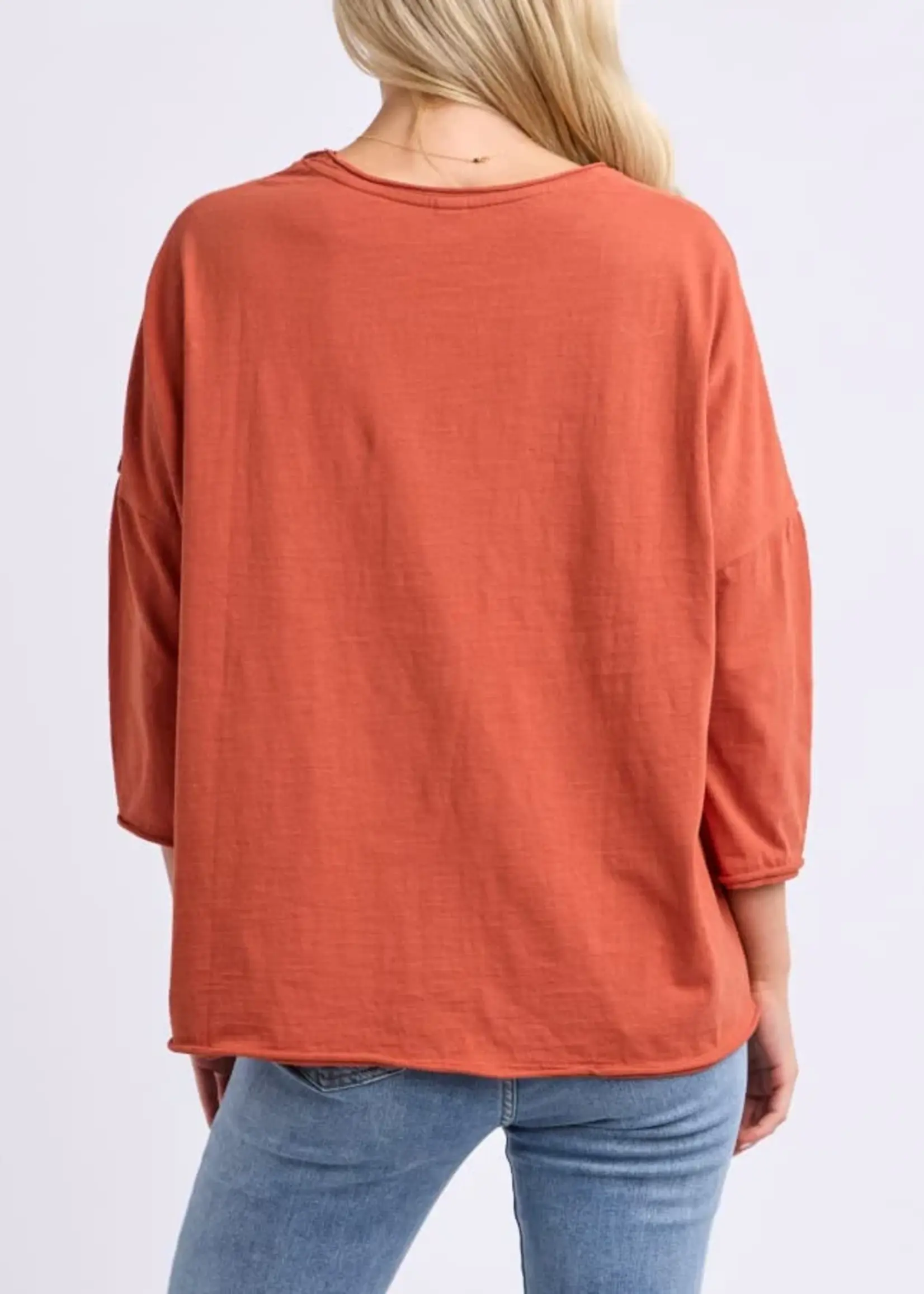 Anya L/S Tee - Earth Brown