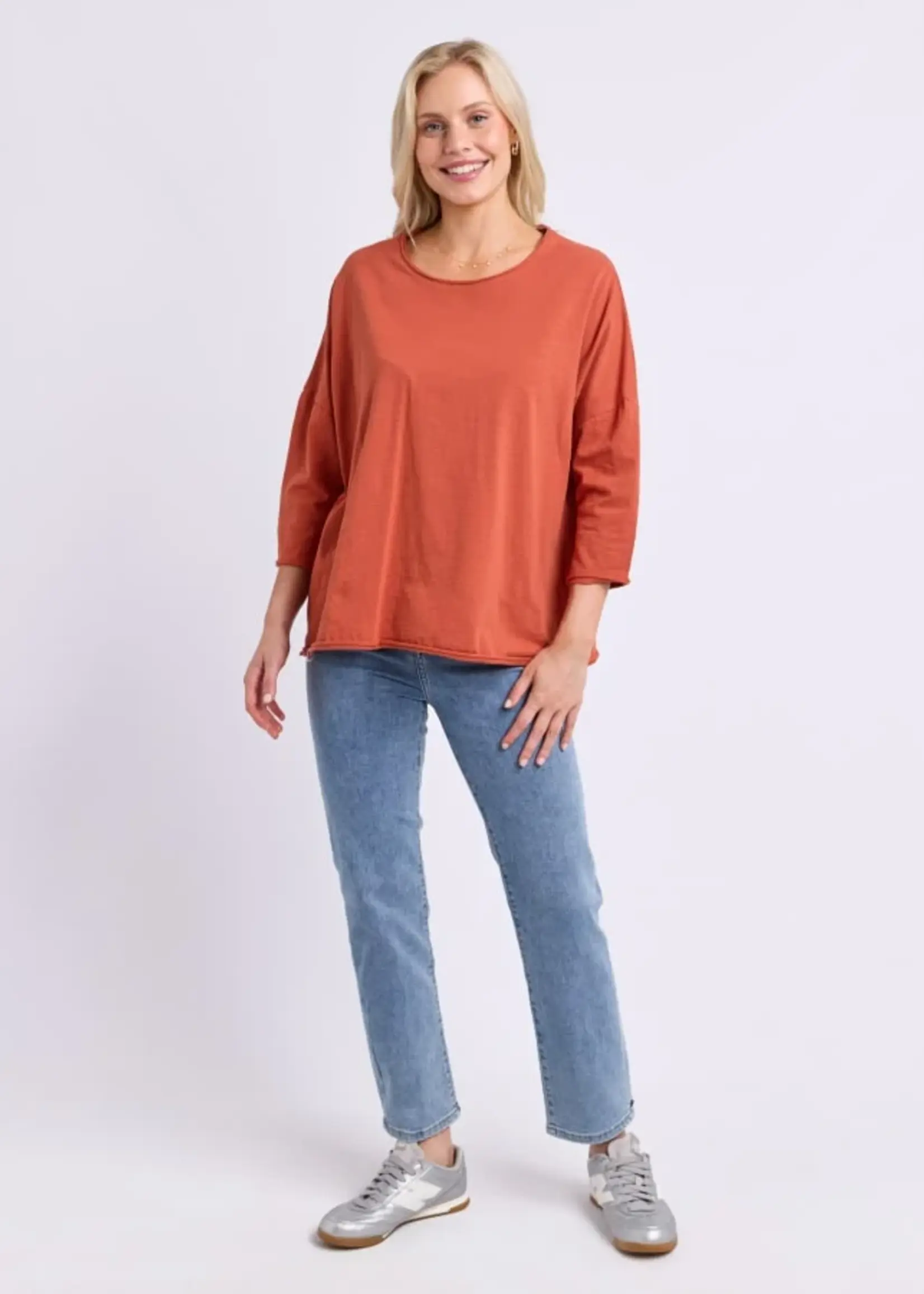 Anya L/S Tee - Earth Brown