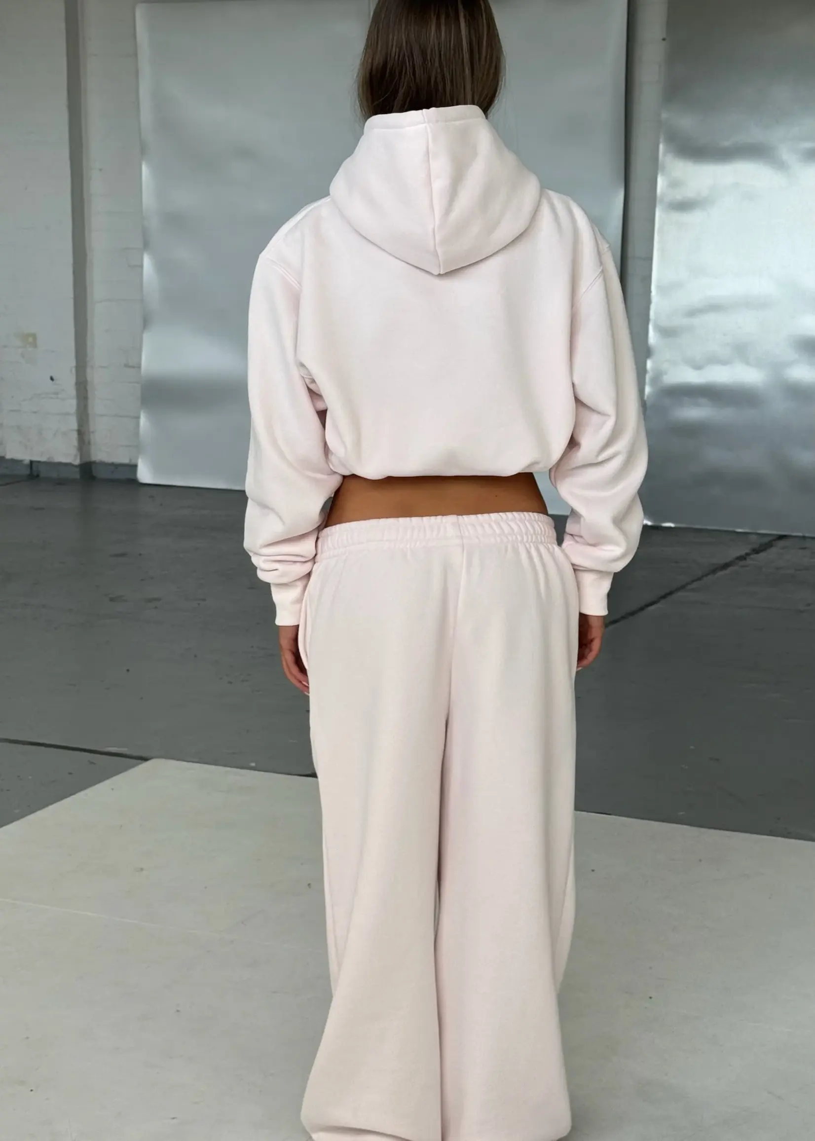 Boxy Adjustable Hoodie - Bunny Pink 2.0