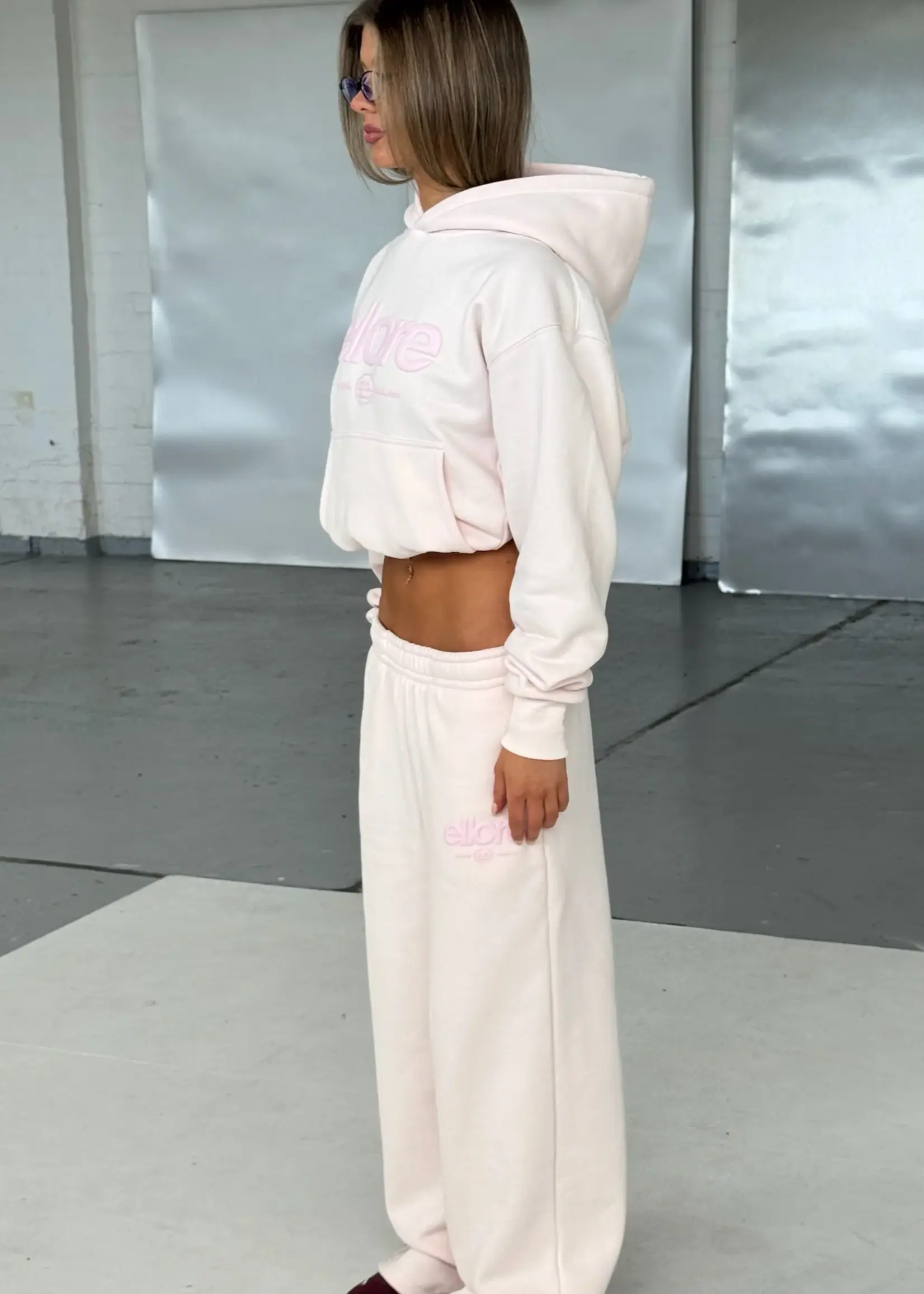 Boxy Adjustable Hoodie - Bunny Pink 2.0