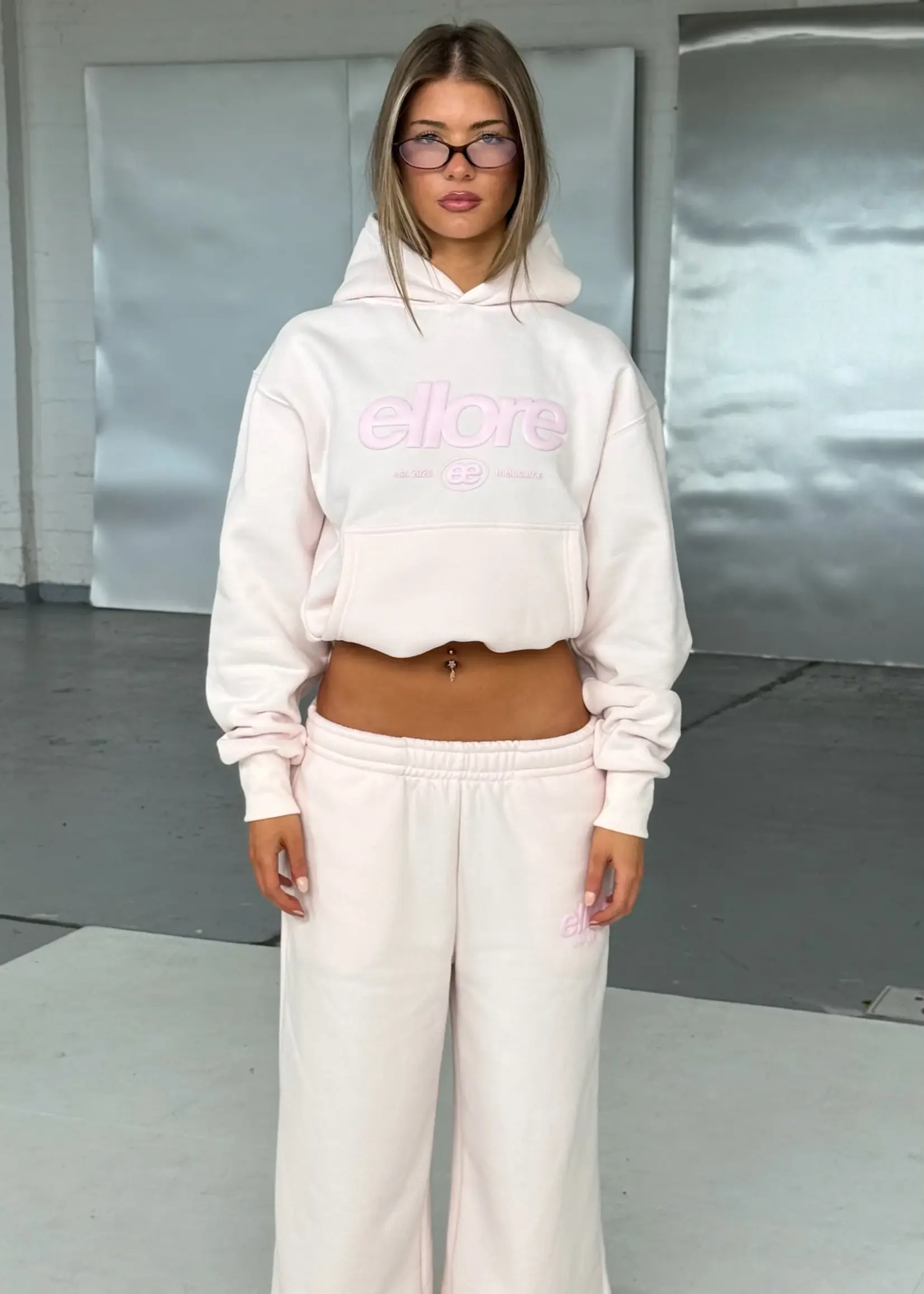 Boxy Adjustable Hoodie - Bunny Pink 2.0