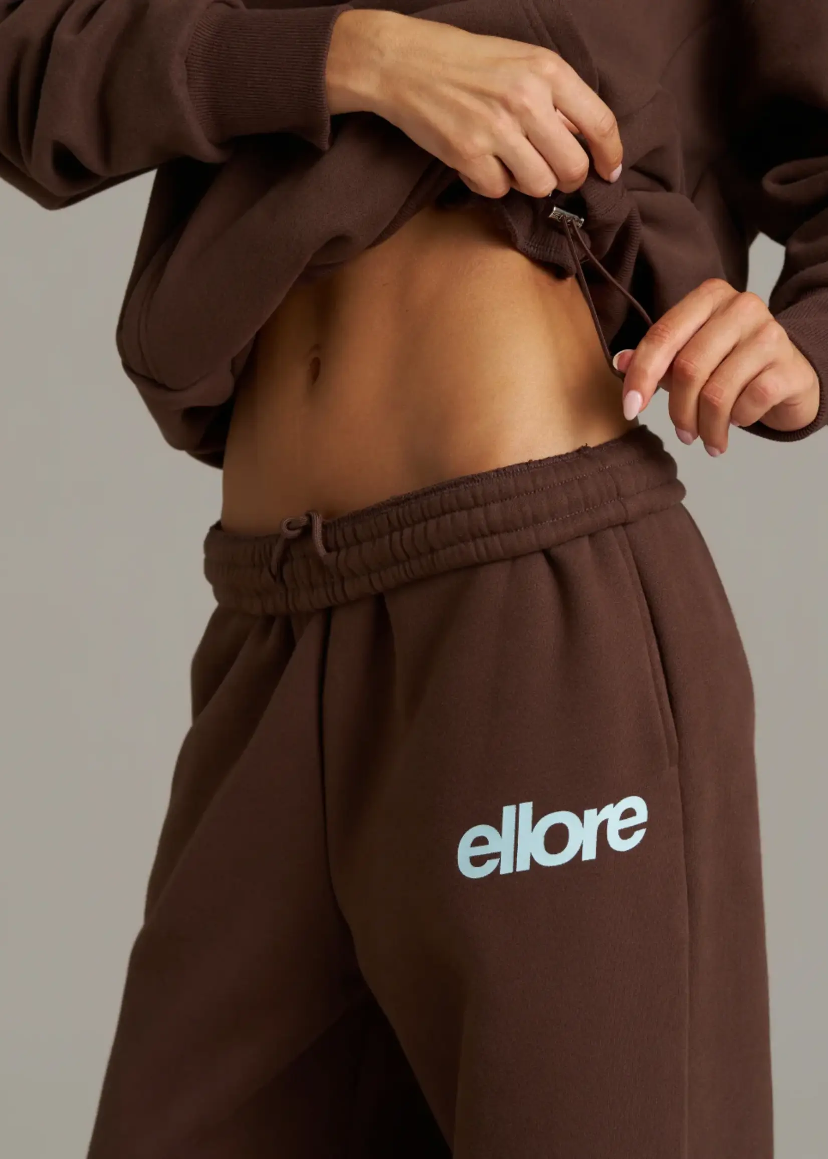 Boxy Adjustable Hoodie - Chocolate