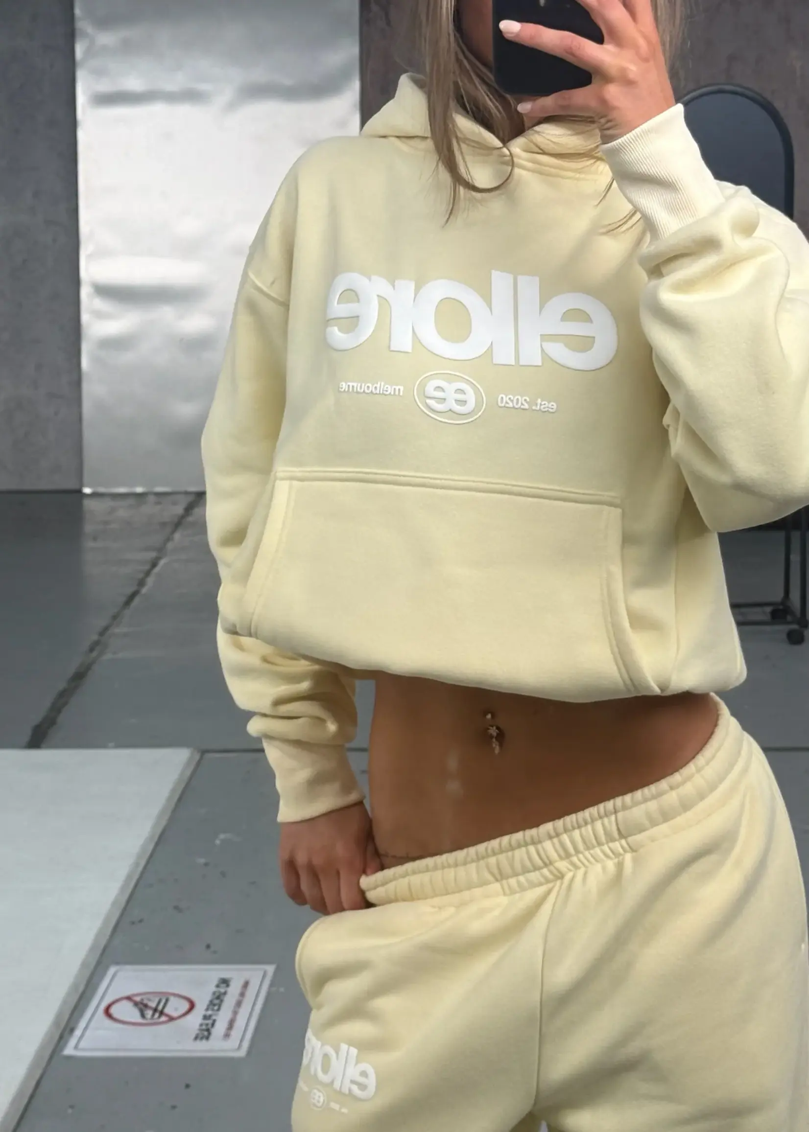 Boxy Adjustable Hoodie - Butter Yellow 2.0