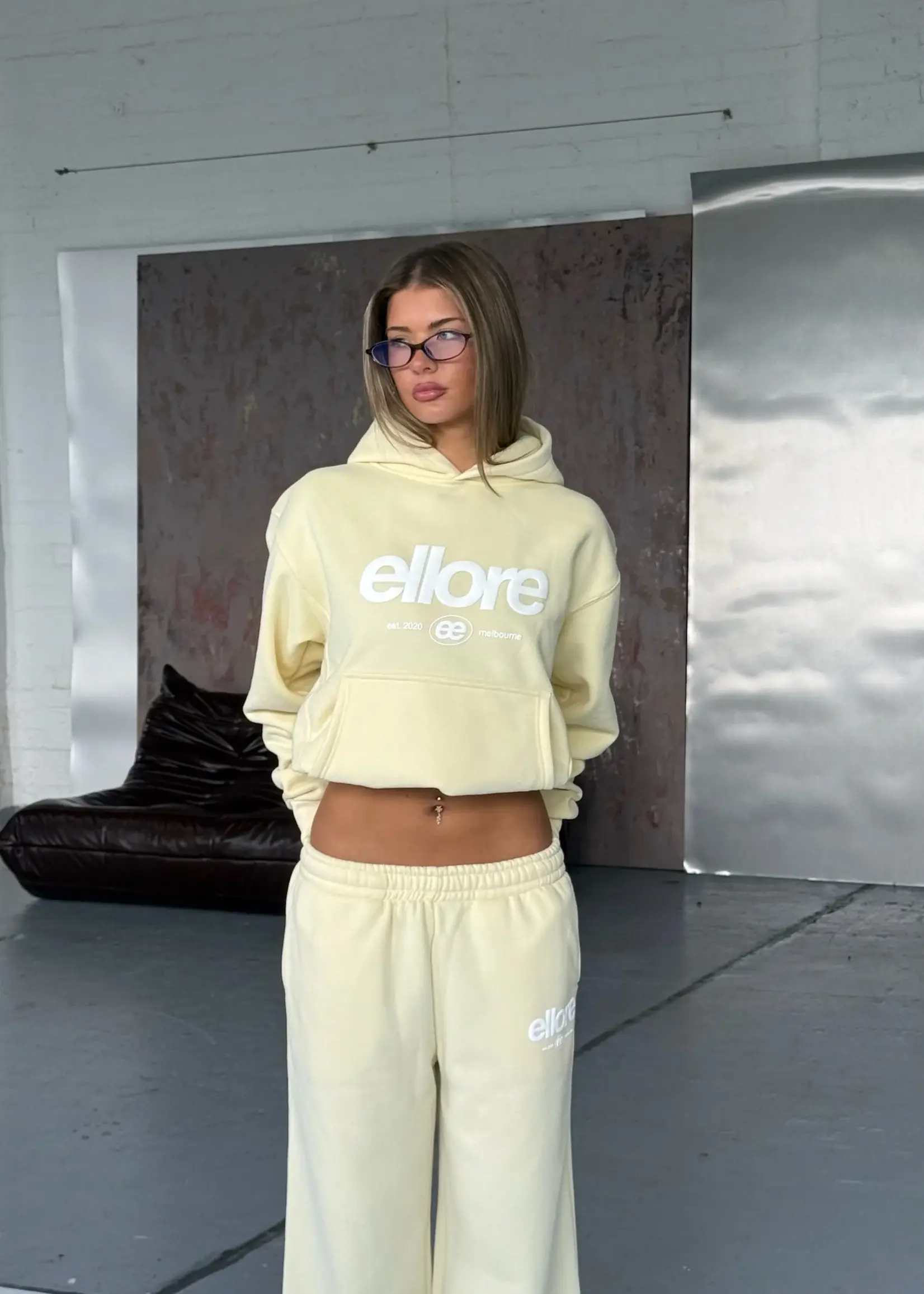 Boxy Adjustable Hoodie - Butter Yellow 2.0