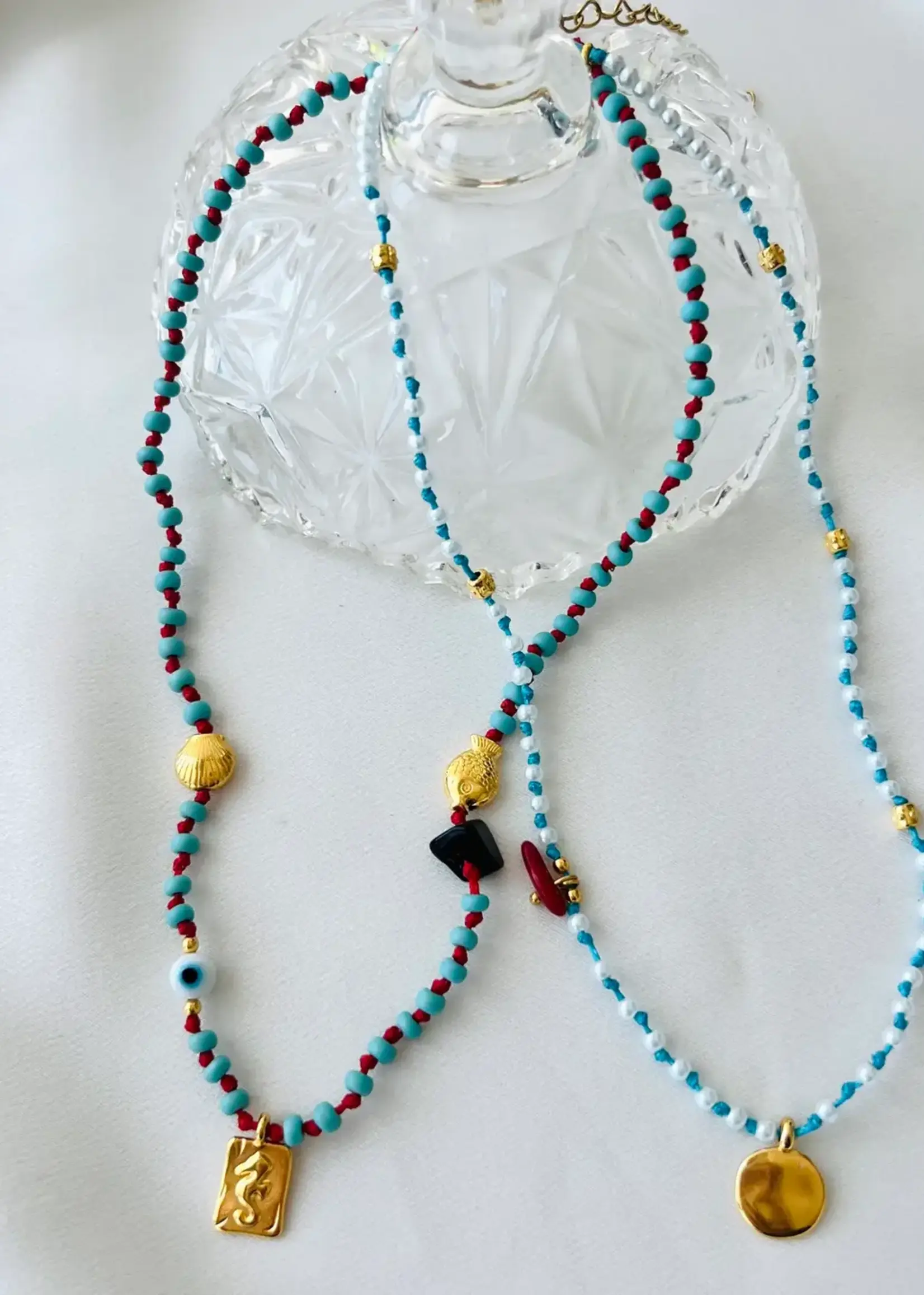 Goupi Minimalistic Protection Beaded Necklace