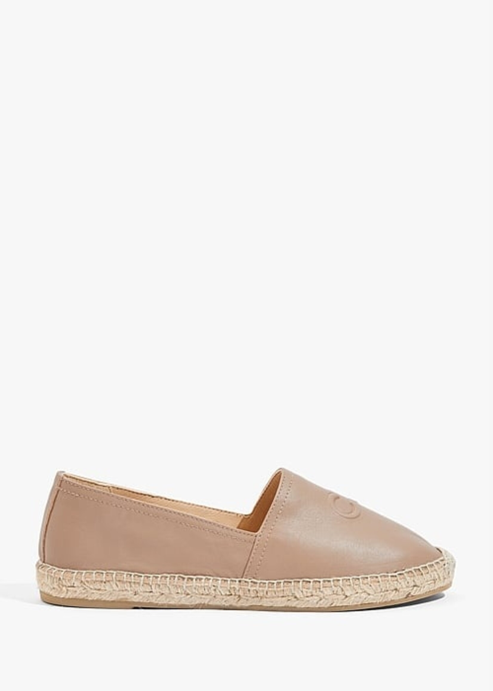 Logo Espadrille Shoe Dark Camel 36