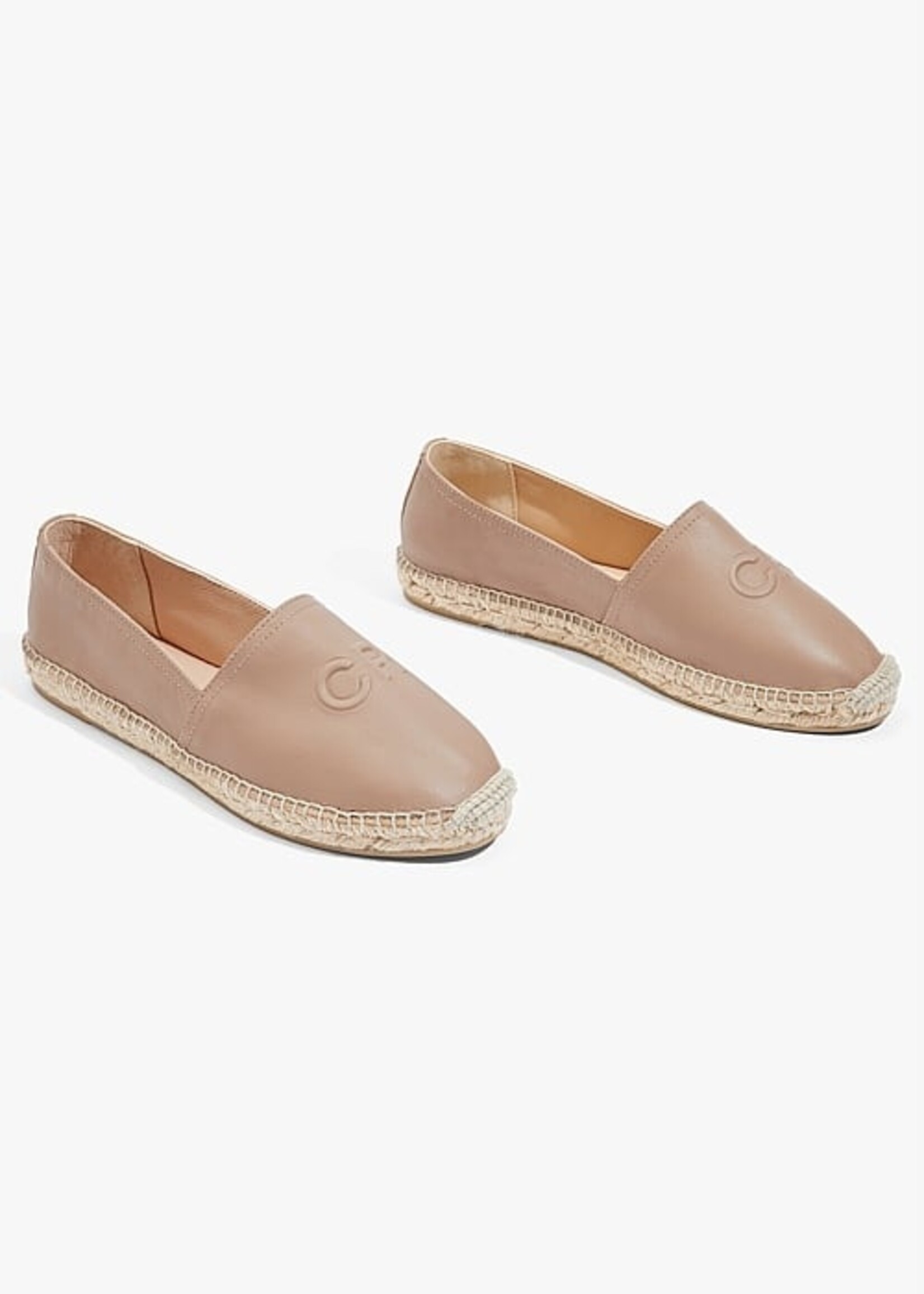 Logo Espadrille Shoe Dark Camel 36