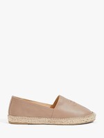 Logo Espadrille Shoe Dark Camel 41