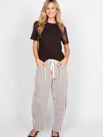 Carter Barrel Jean - Chocolate Stripe
