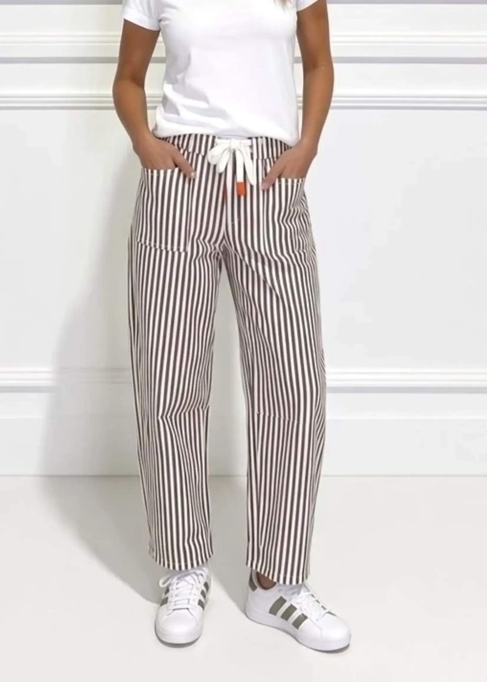 Carter Barrel Jean - Chocolate Stripe