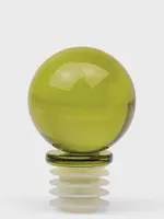 Design Works The Moony Glass Bottle Stopper Olive