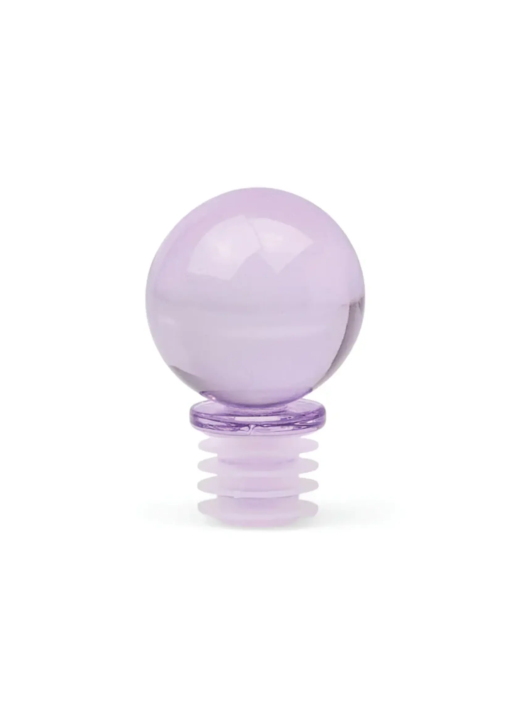 Design Works The Moony Glass Bottle Stopper Lilac