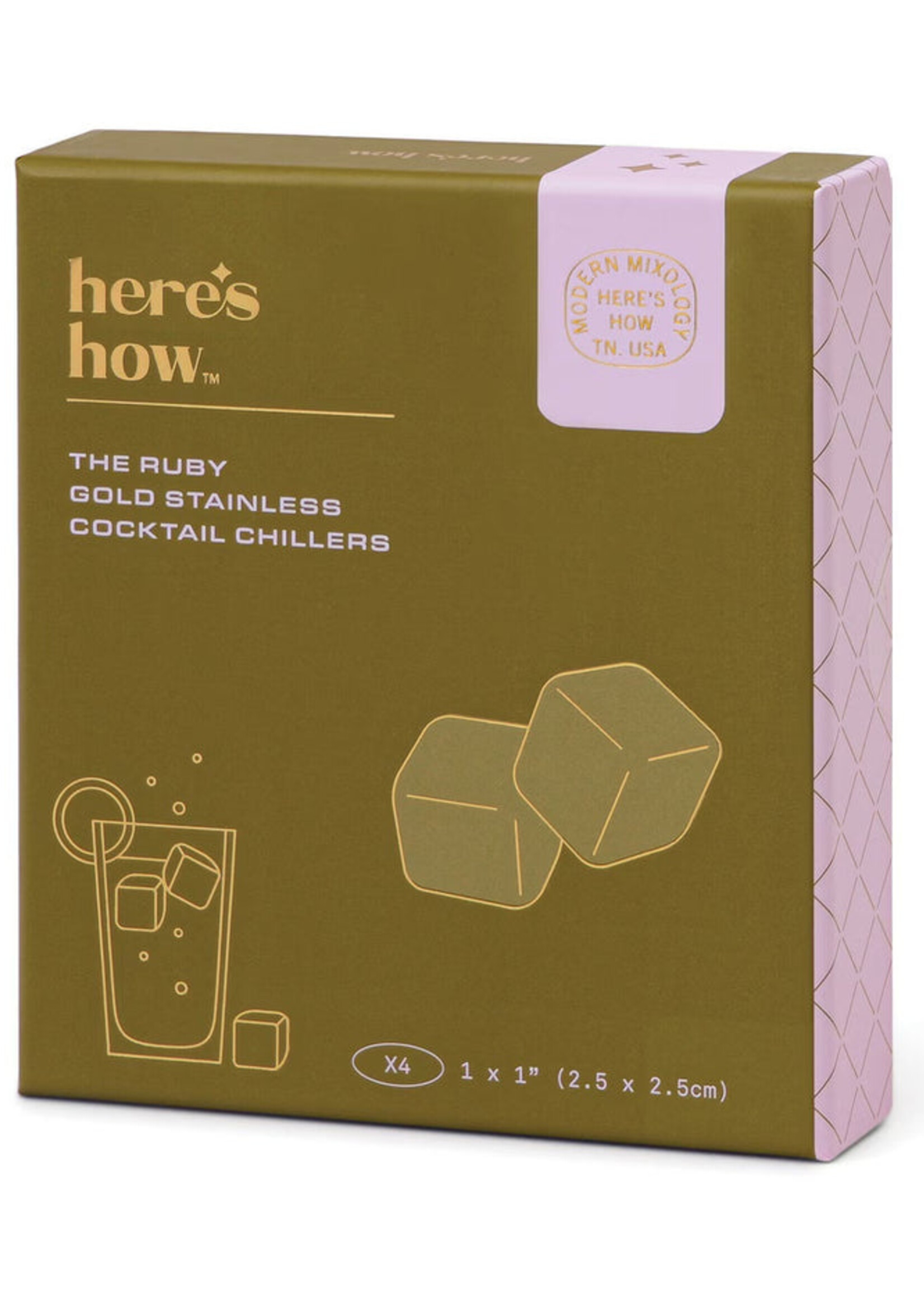 Design Works The Ruby Cocktail Chillers