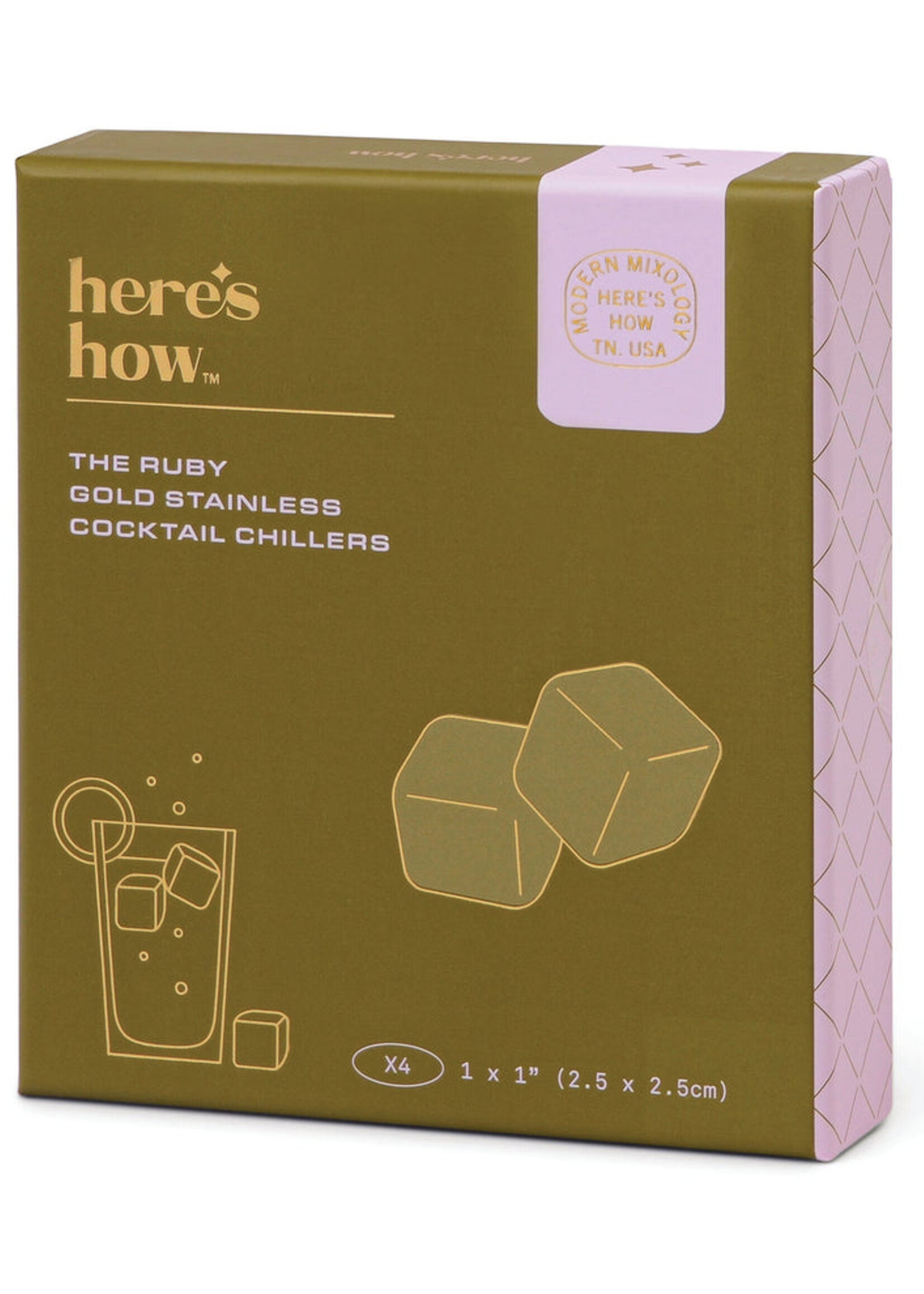 Design Works The Ruby Cocktail Chillers
