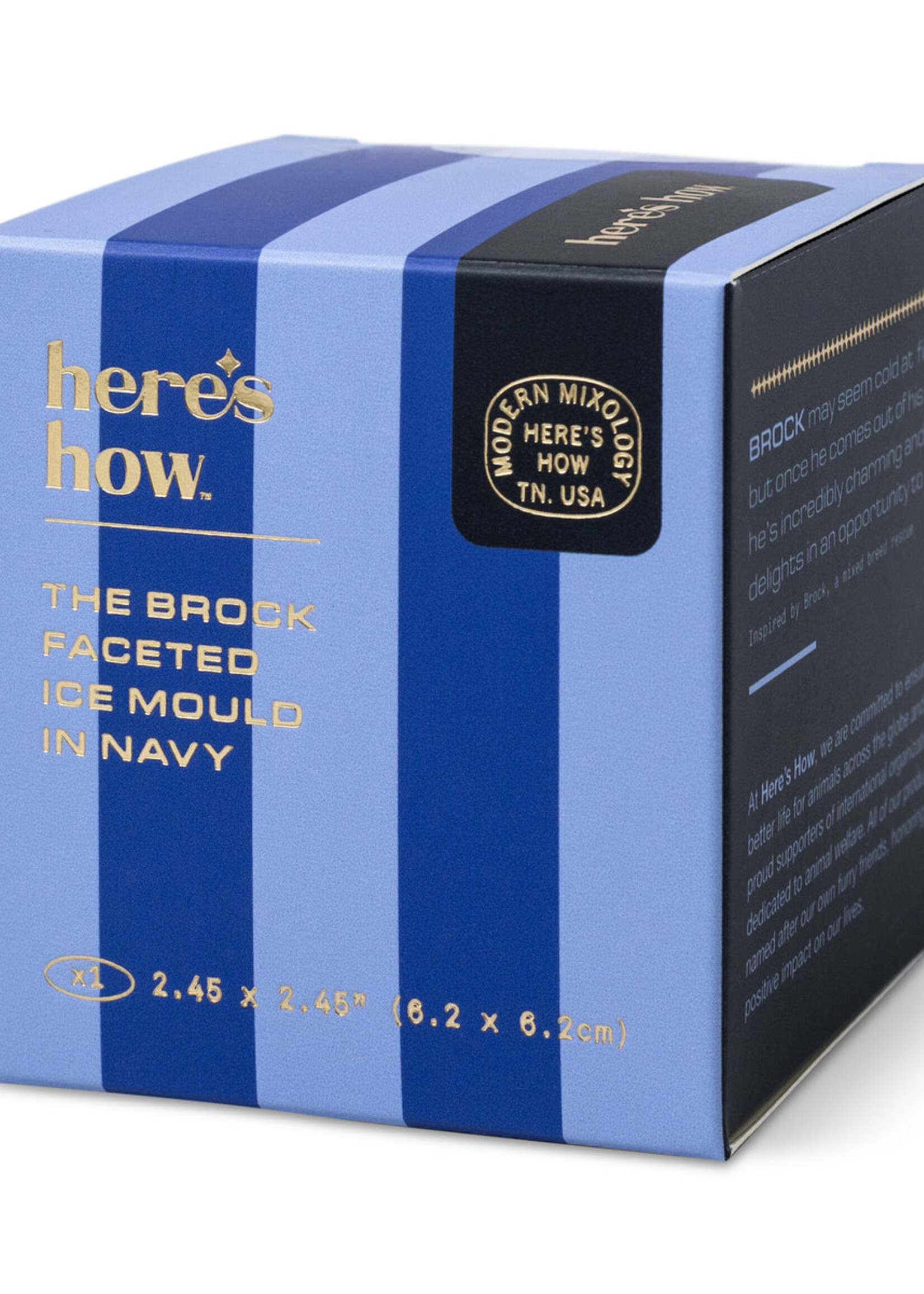 Design Works The Brock Faceted Ice Mould