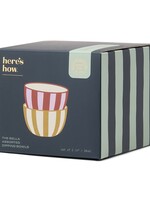 Design Works The Bella Dipping Bowls - Lilac/Rust