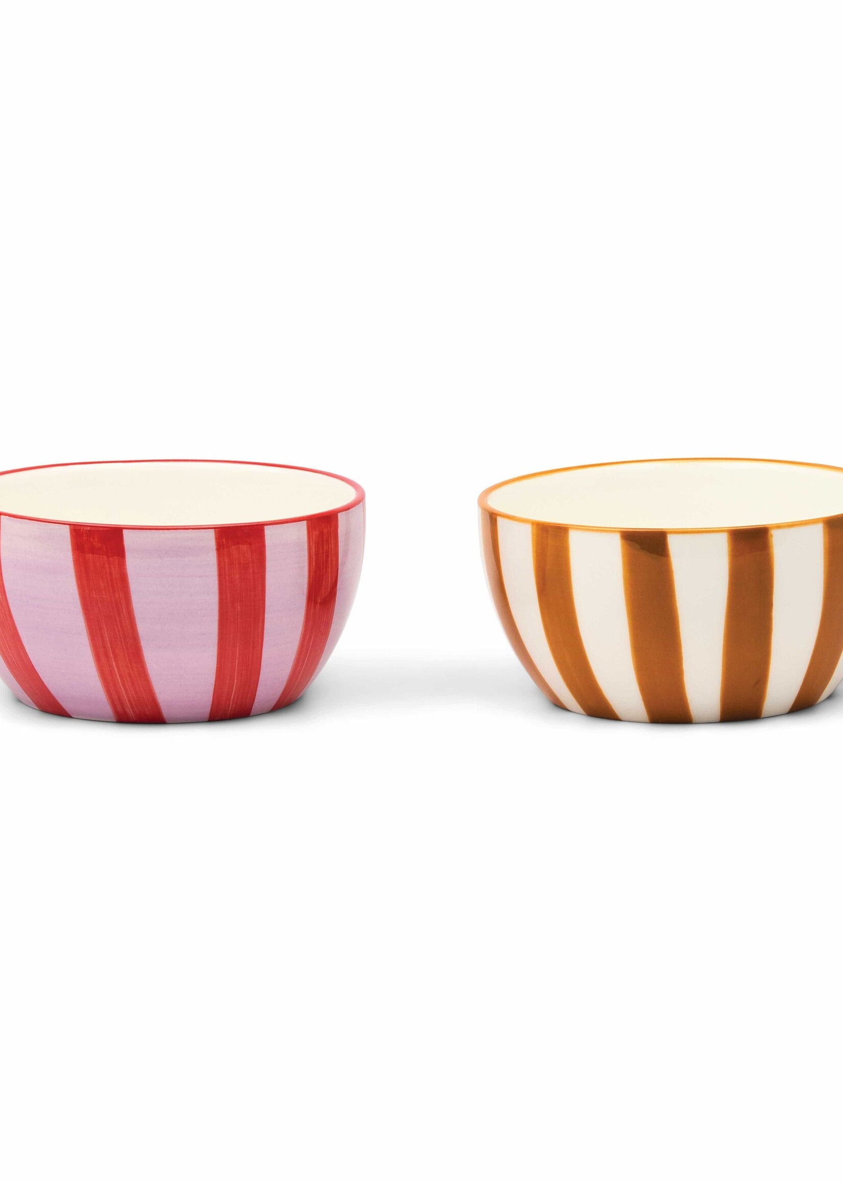 Design Works The Bella Dipping Bowls - Lilac/Rust