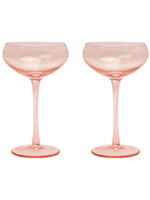 Design Works The Lou Couple Glass Set of 2 Blush