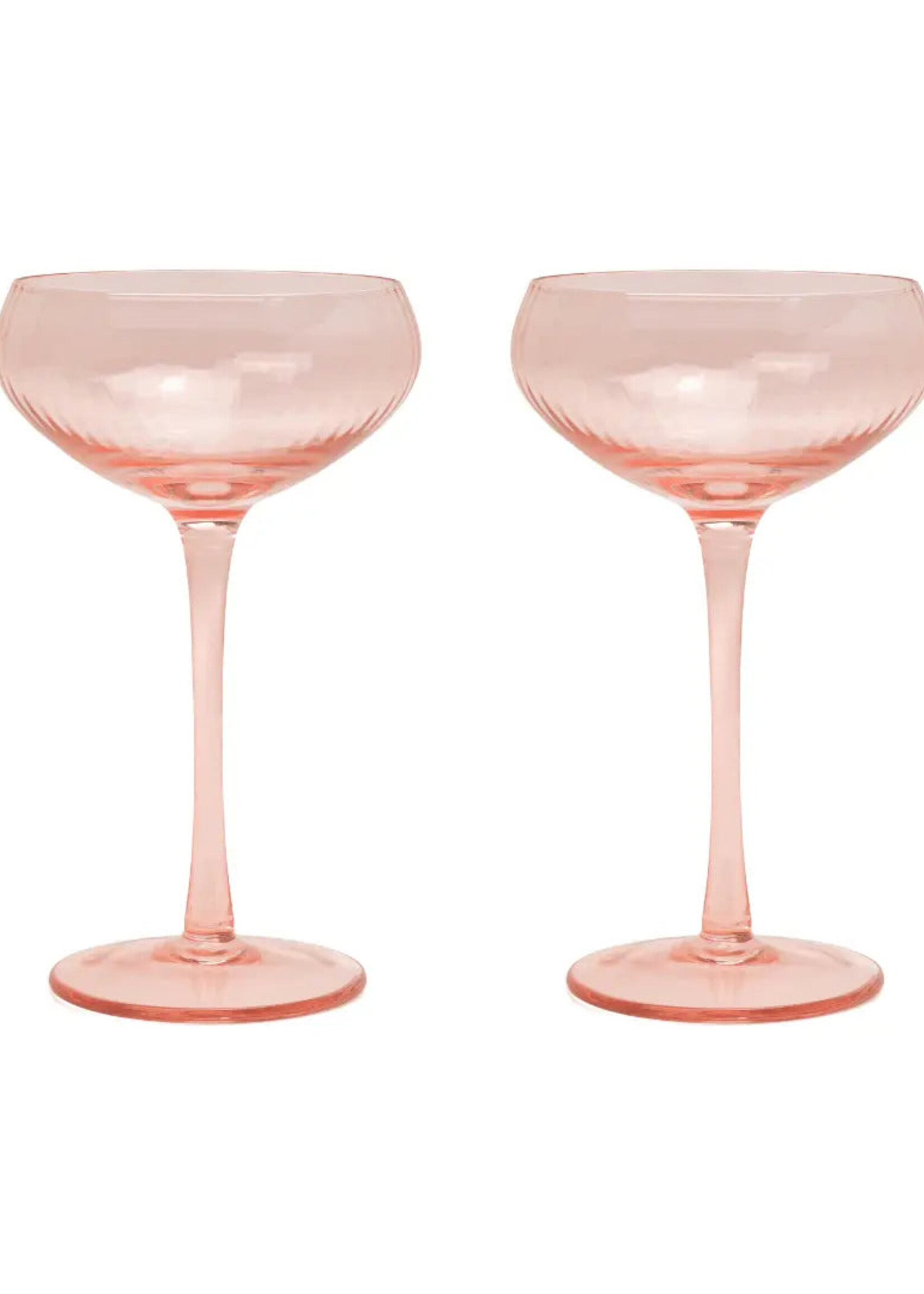 Design Works The Lou Couple Glass Set of 2 Blush