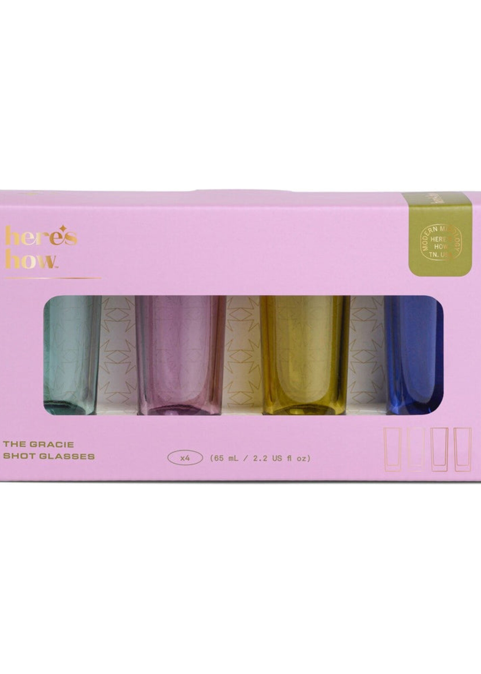 Design Works The Gracie Set of 4 Shot Glasses