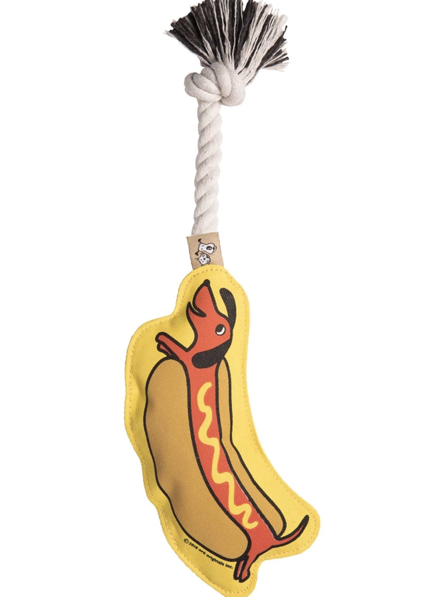 Design Works Pet Toy Rope - Hot Dog